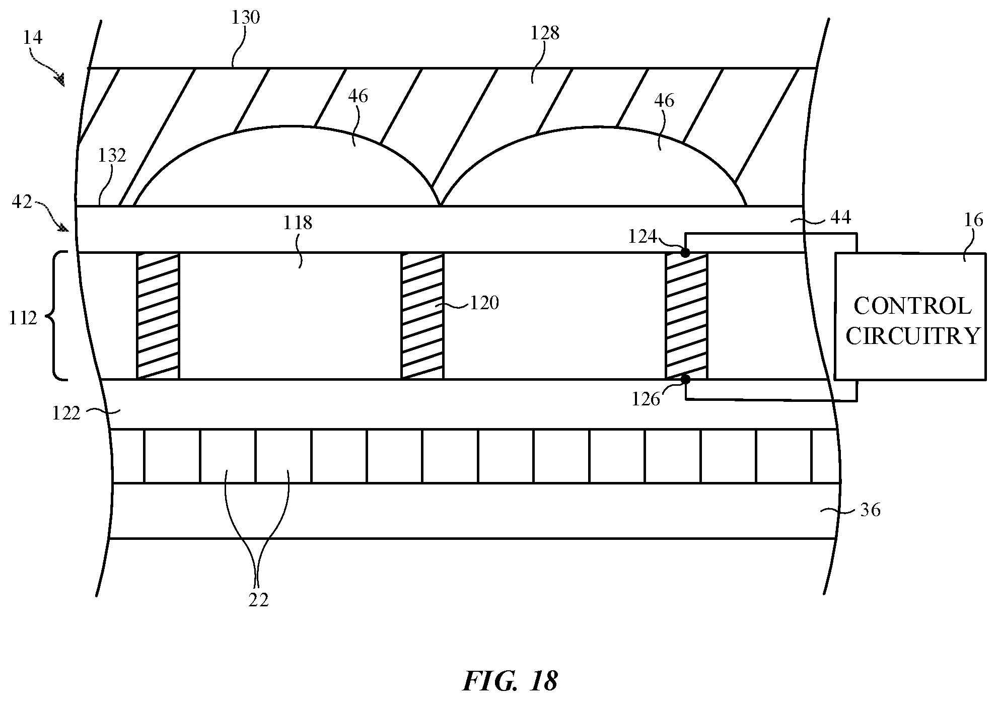 Patent US11774641 Figure 16 – Pixel arrangements for electronic device displays