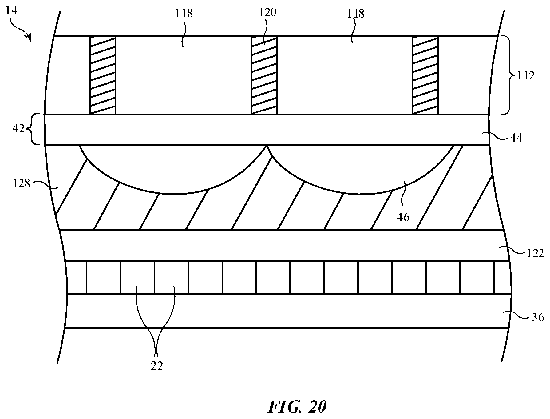 Patent US11774641 Figure 18 – Pixel arrangements for electronic device displays