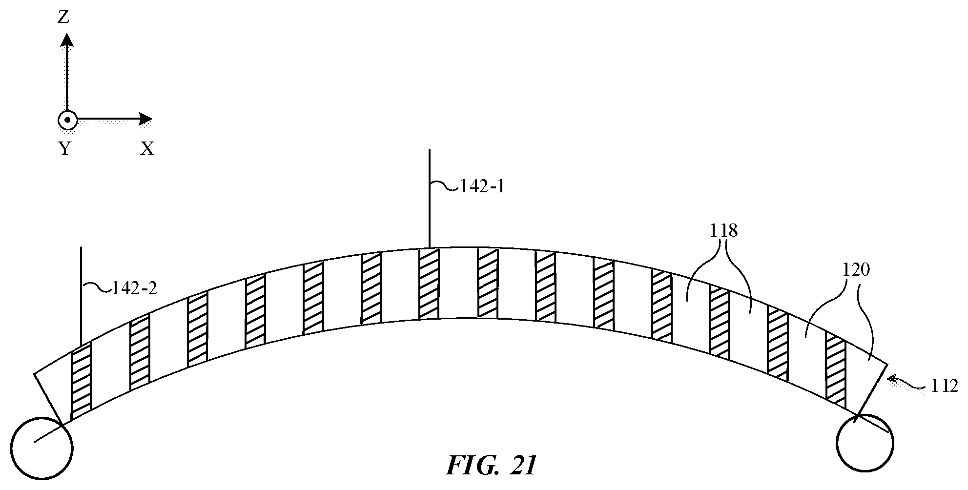 Patent US11774641 Figure 19 – Pixel arrangements for electronic device displays