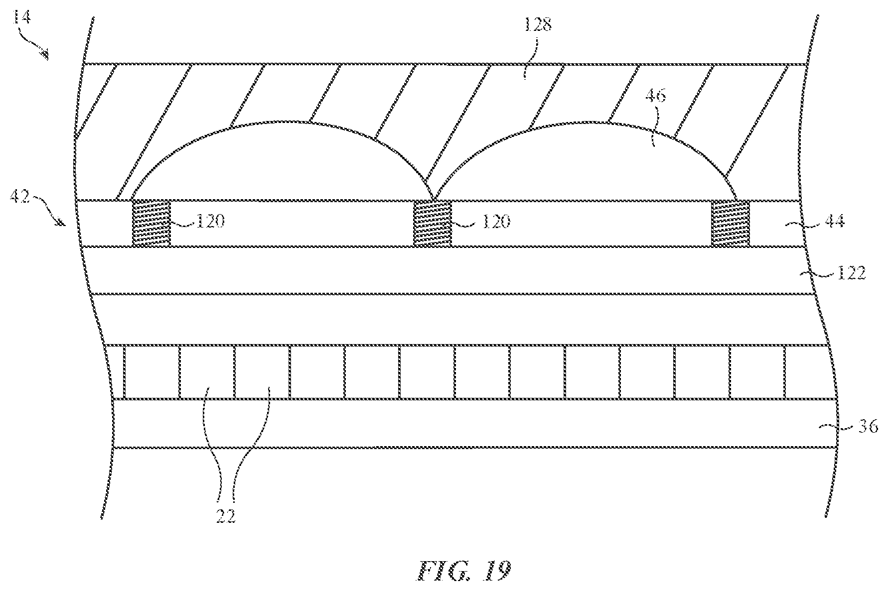 Patent US11774642 Figure 17 – Optical film arrangements for electronic device displays