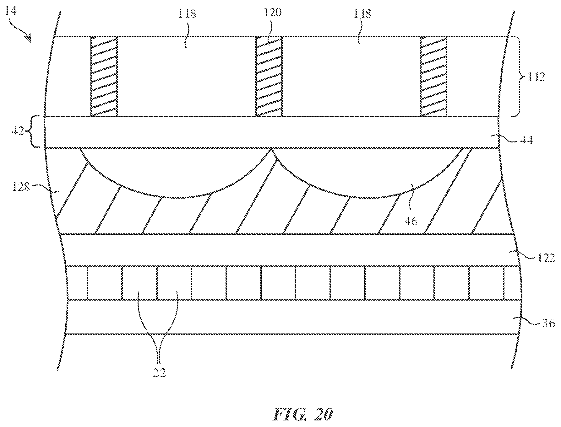 Patent US11774642 Figure 18 – Optical film arrangements for electronic device displays