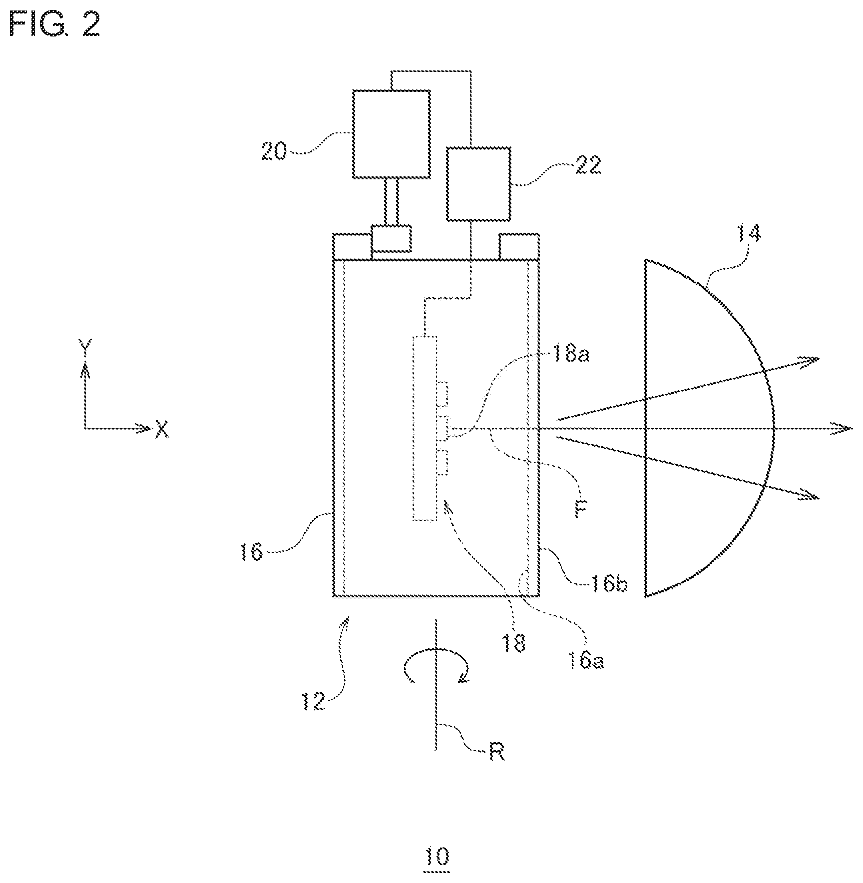 Patent US11774643 Figure 2 – Optical unit