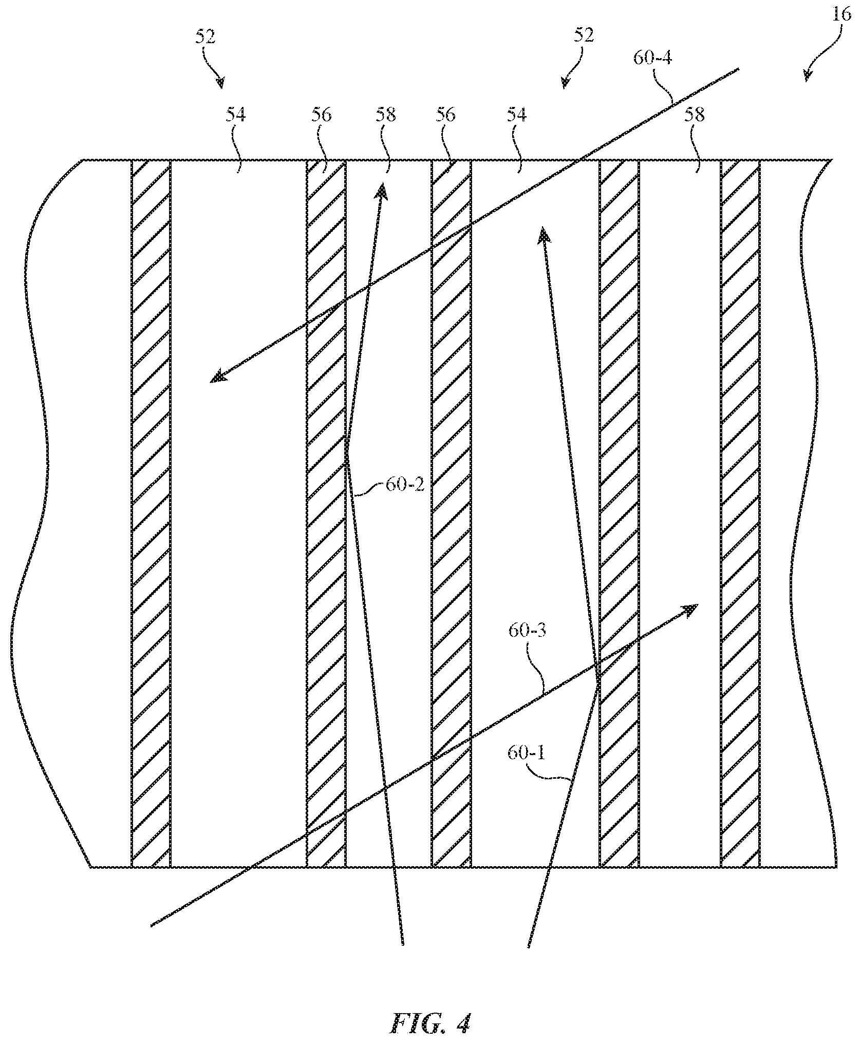 Patent US11774644 Figure 4 – Electronic devices with image transport layers having light absorbing material