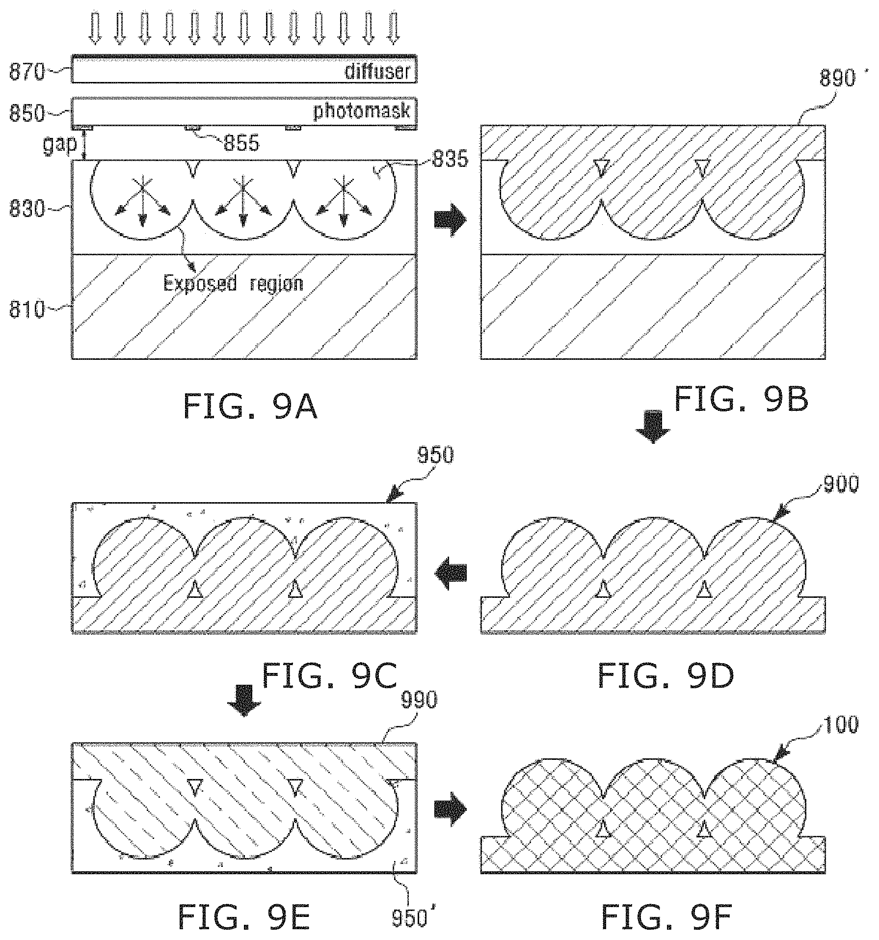 Patent US11774645 Figure 10 – Diffuser having asymmetric light output pattern and method of manufacturing same