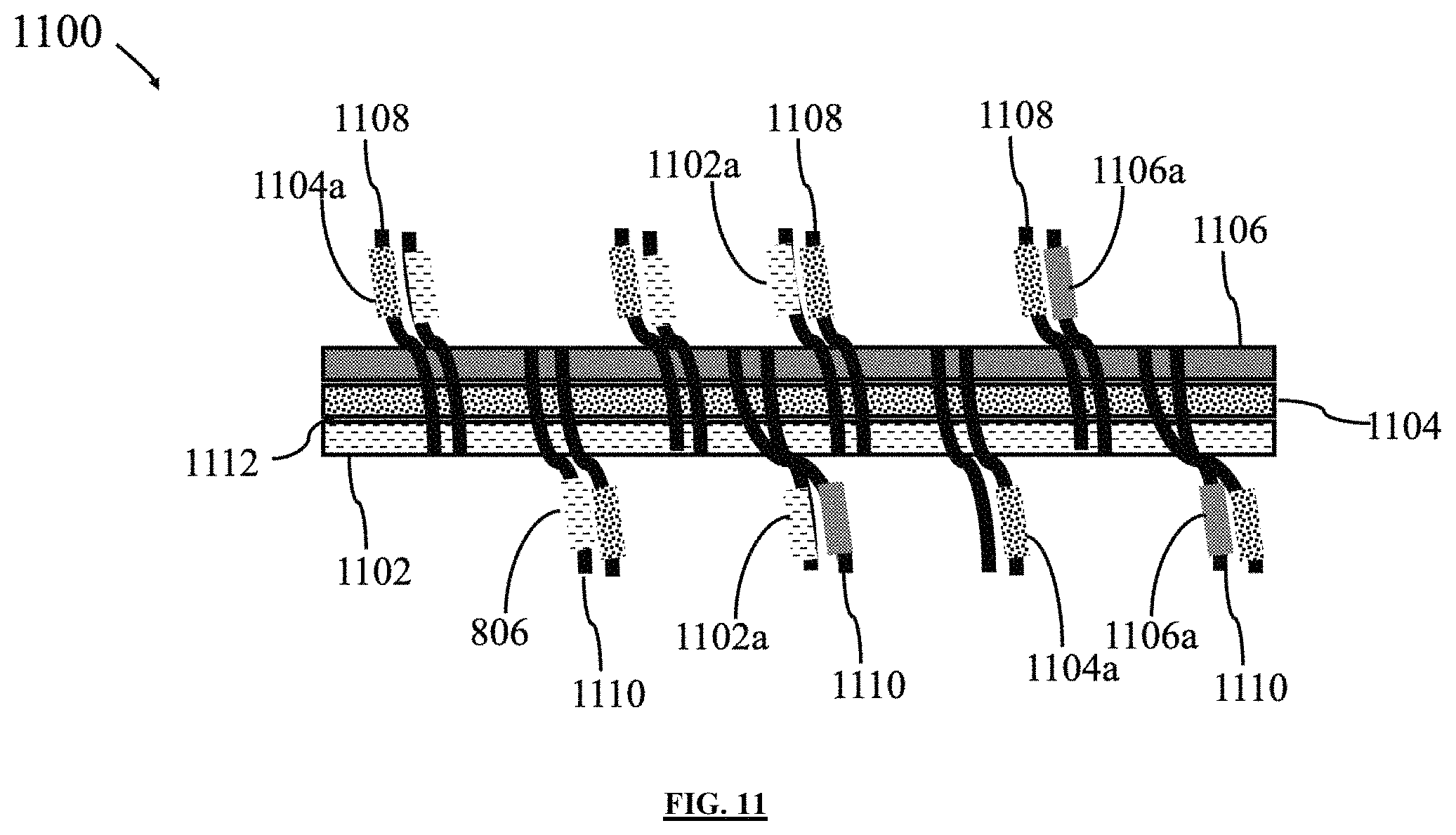 Patent US11774652 Figure 11 – Omni-spectral camouflage and thermoregulation composition