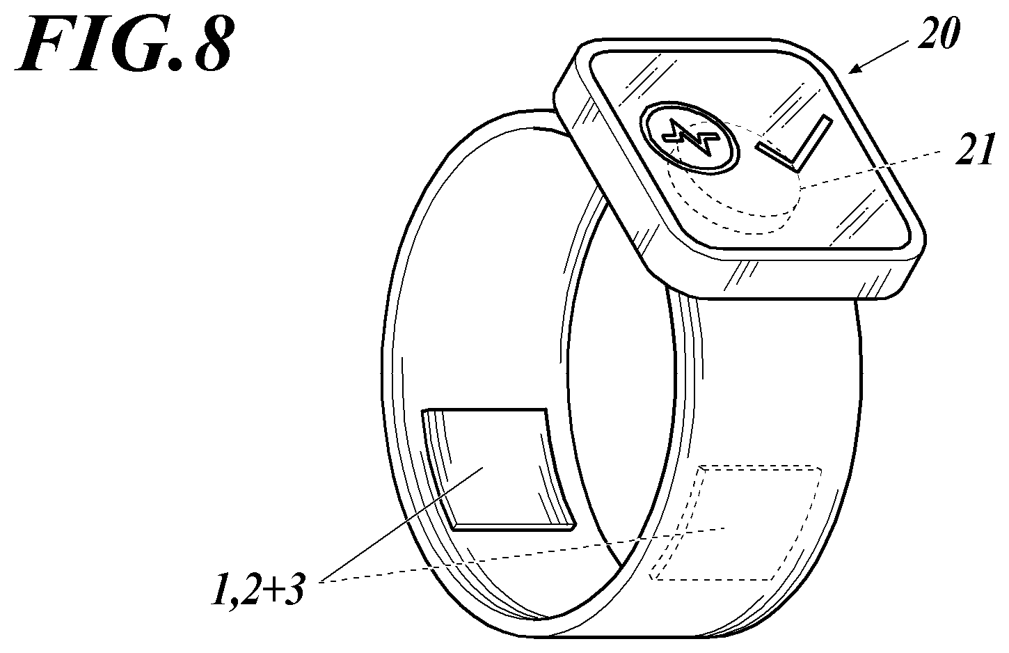 Patent US11774653 Figure 6 – Wavelength conversion film, light-emitting member, authentication device, wristband type electronic apparatus and biometric device