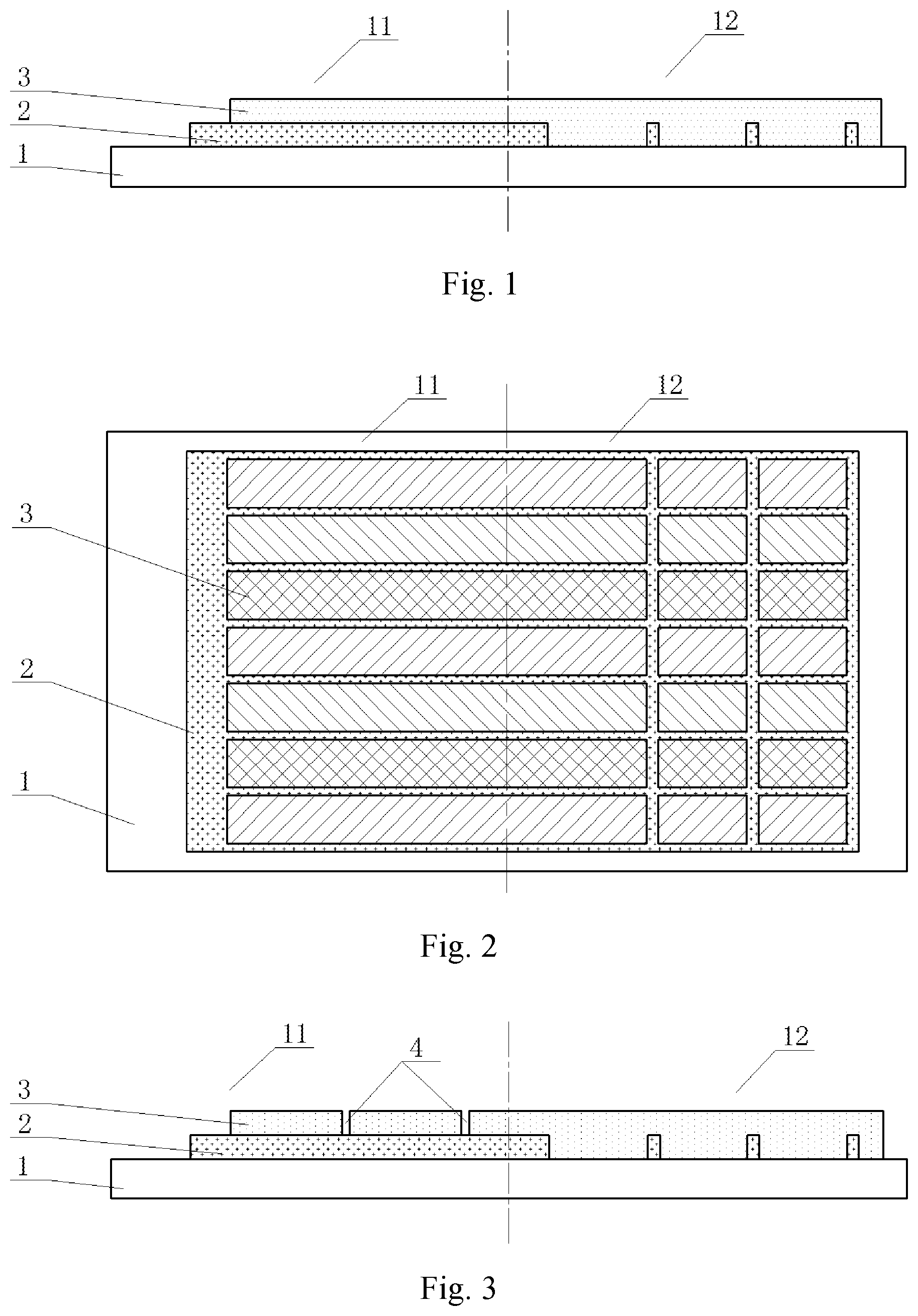Patent US11774654 Figure 1 – Substrate, mask, display panel and display device