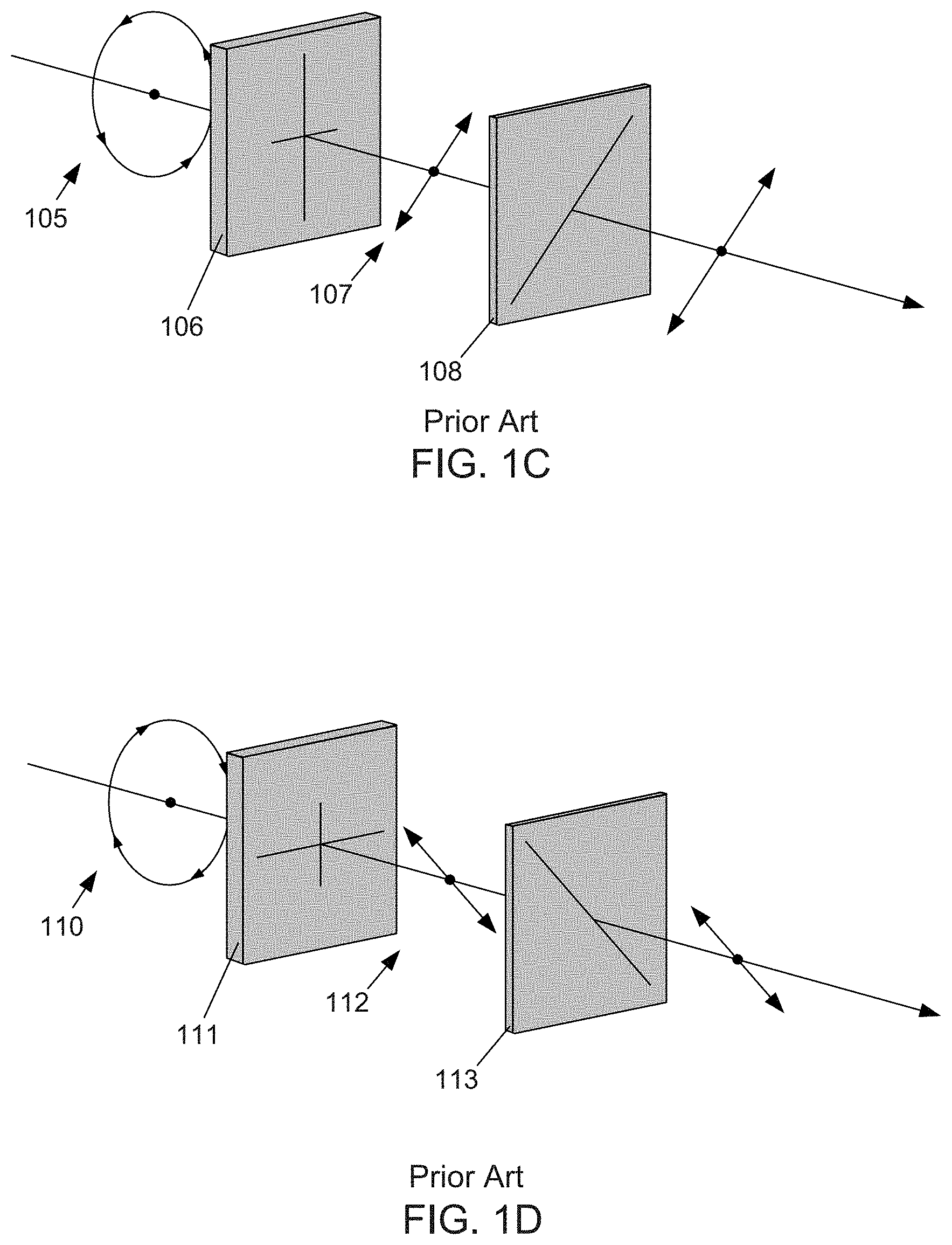 Patent US11774655 Figure 2 – Simultaneous phase and polarization modulation by hybrid metasurface for on-chip polarization filters