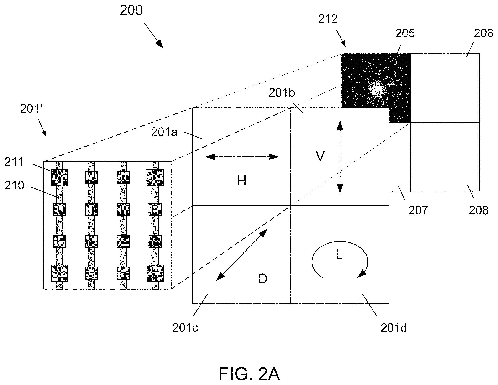 Patent US11774655 Figure 3 – Simultaneous phase and polarization modulation by hybrid metasurface for on-chip polarization filters