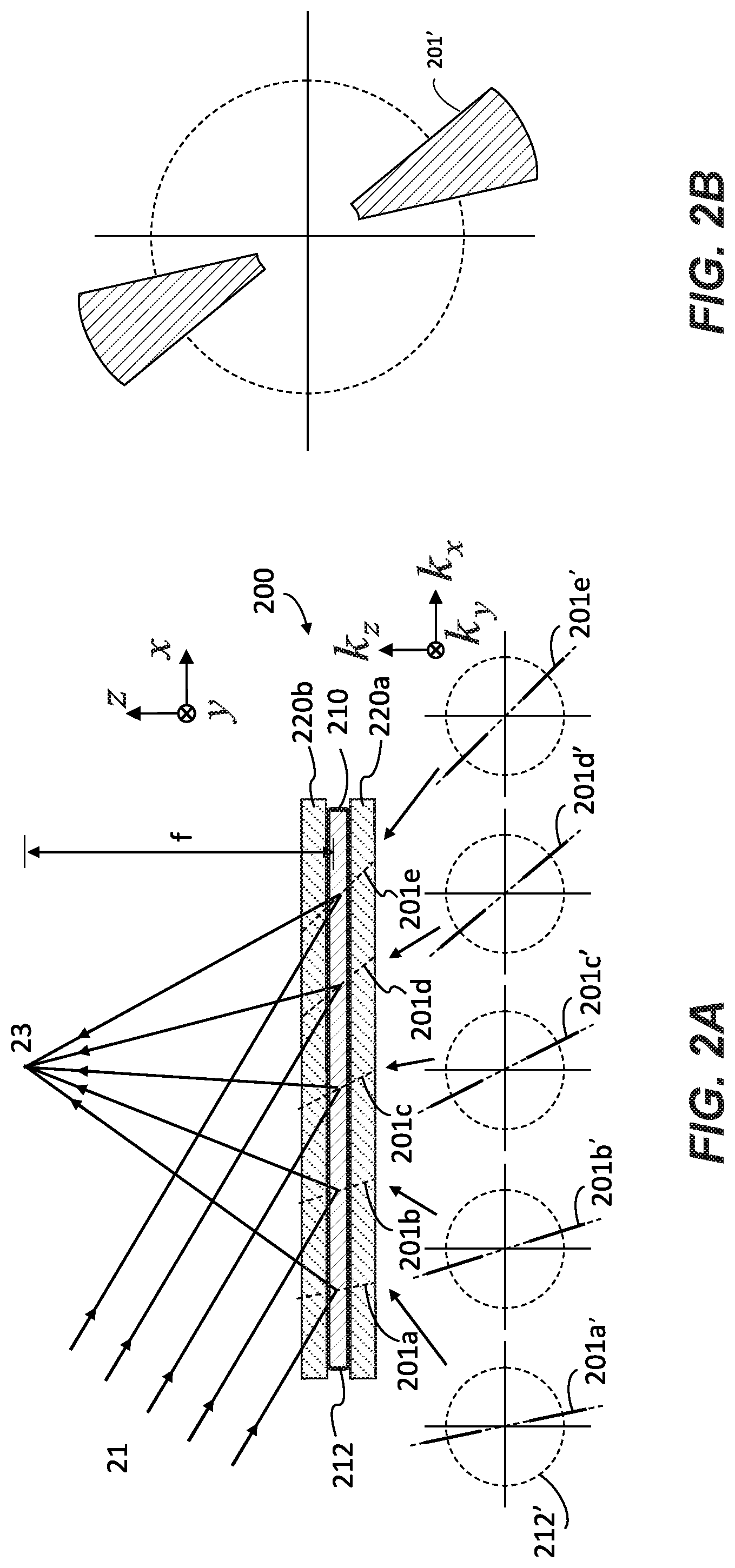Patent US11774657 Figure 3 – Spatially varying skew mirrors