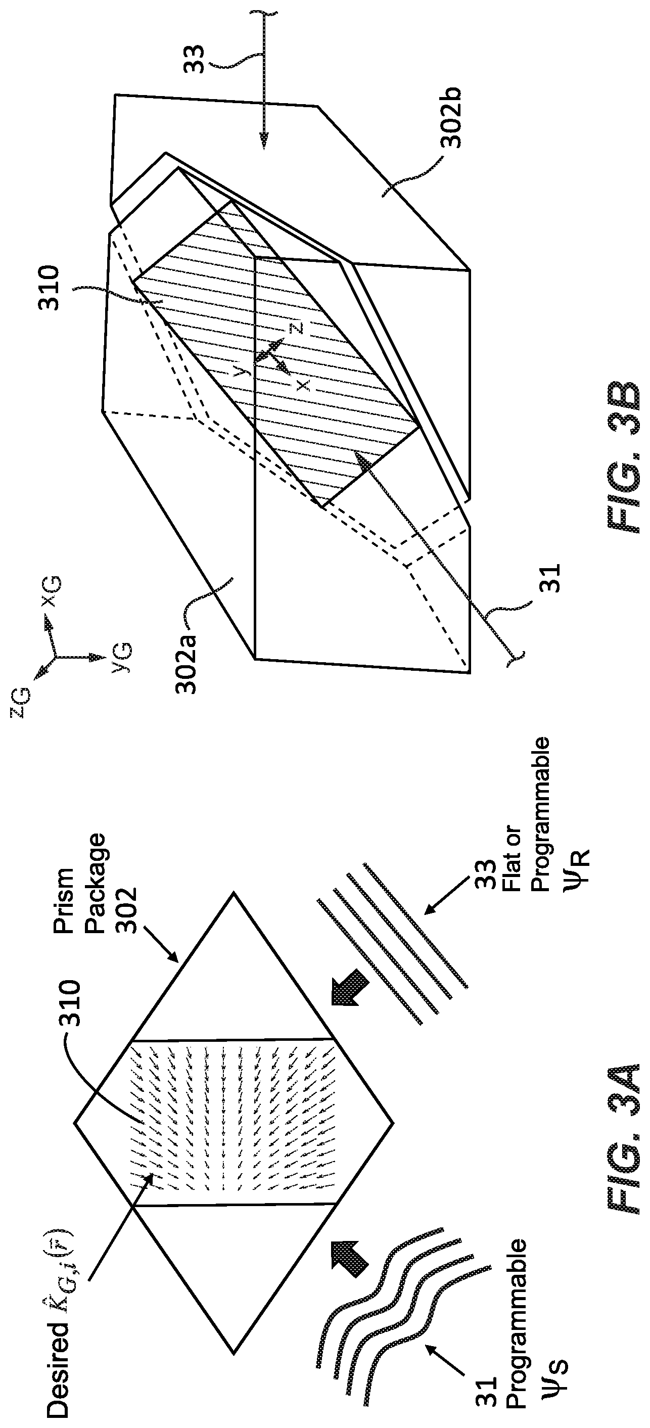 Patent US11774657 Figure 4 – Spatially varying skew mirrors
