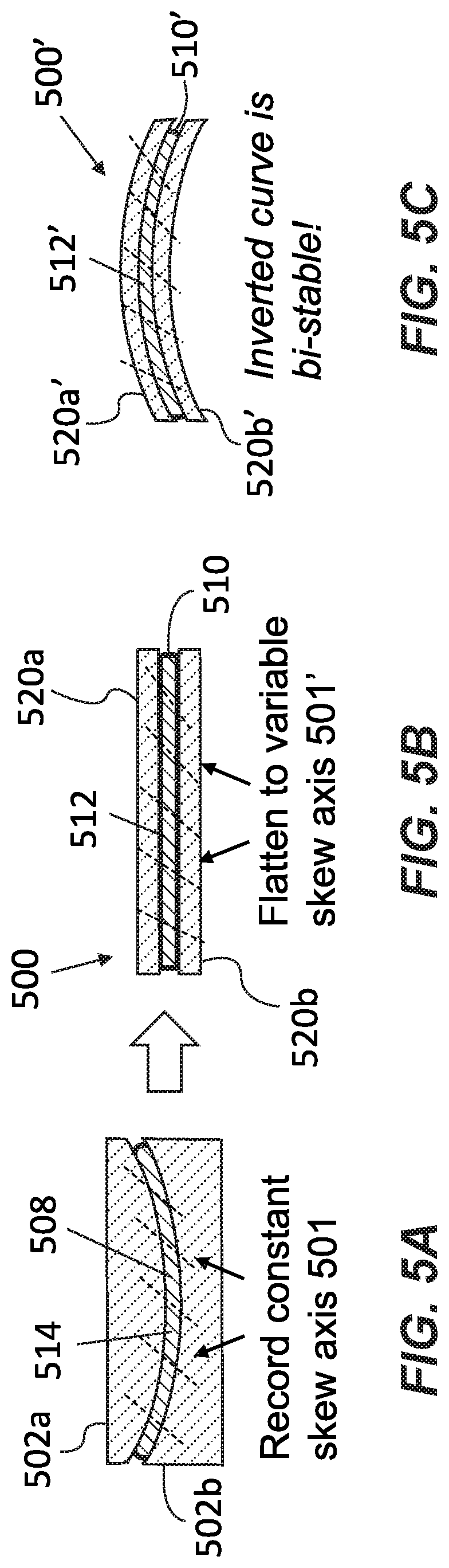 Patent US11774657 Figure 10 – Spatially varying skew mirrors
