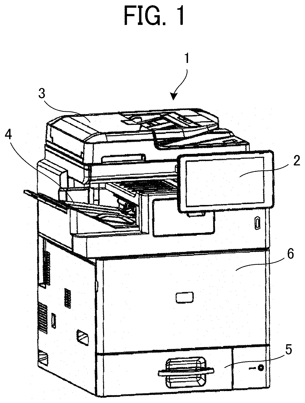Patent US11774659 Figure 1 – Display device and image forming apparatus