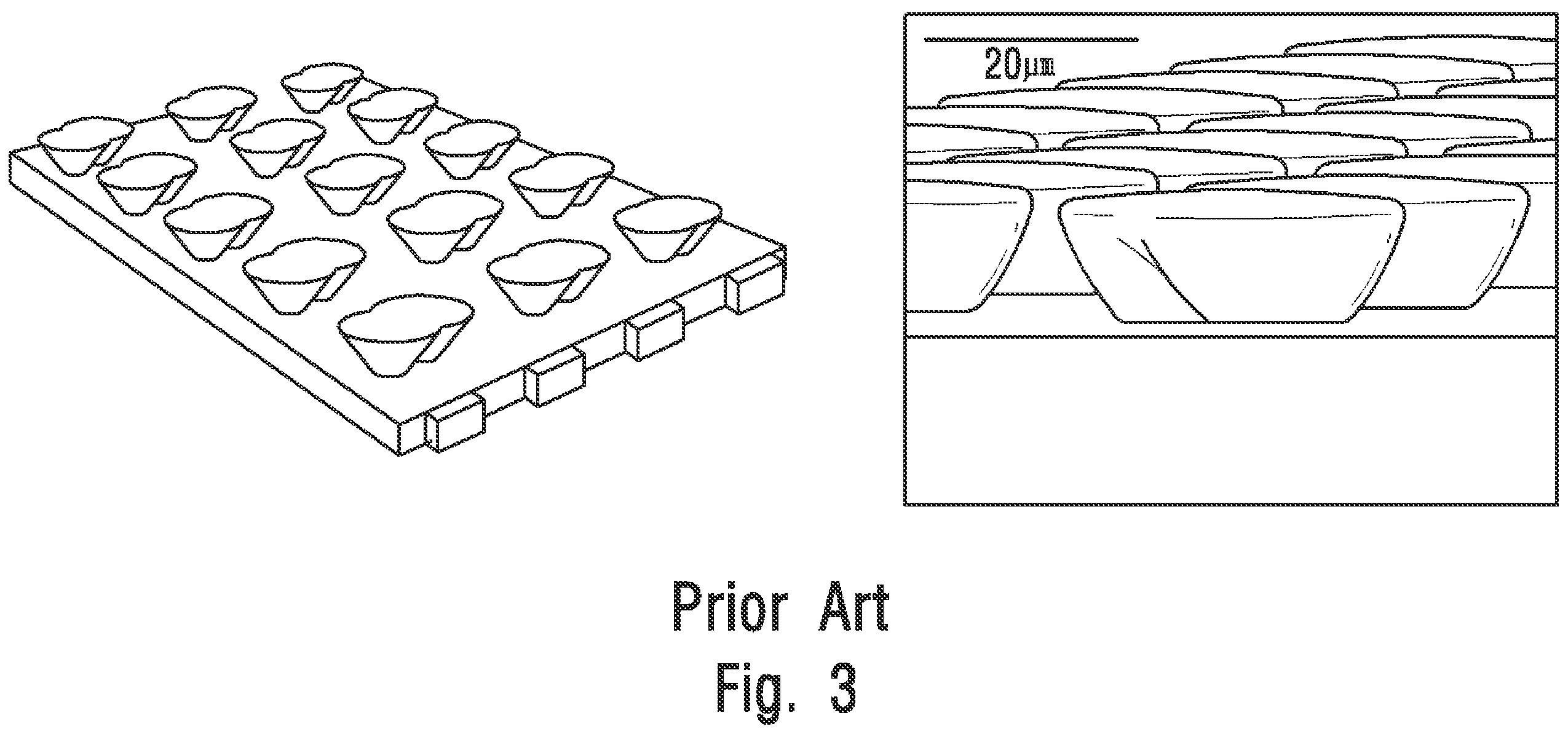 Patent US11774661 Figure 3 – Light emitting sheet including a cavity with protruding pattern and light unit including the same