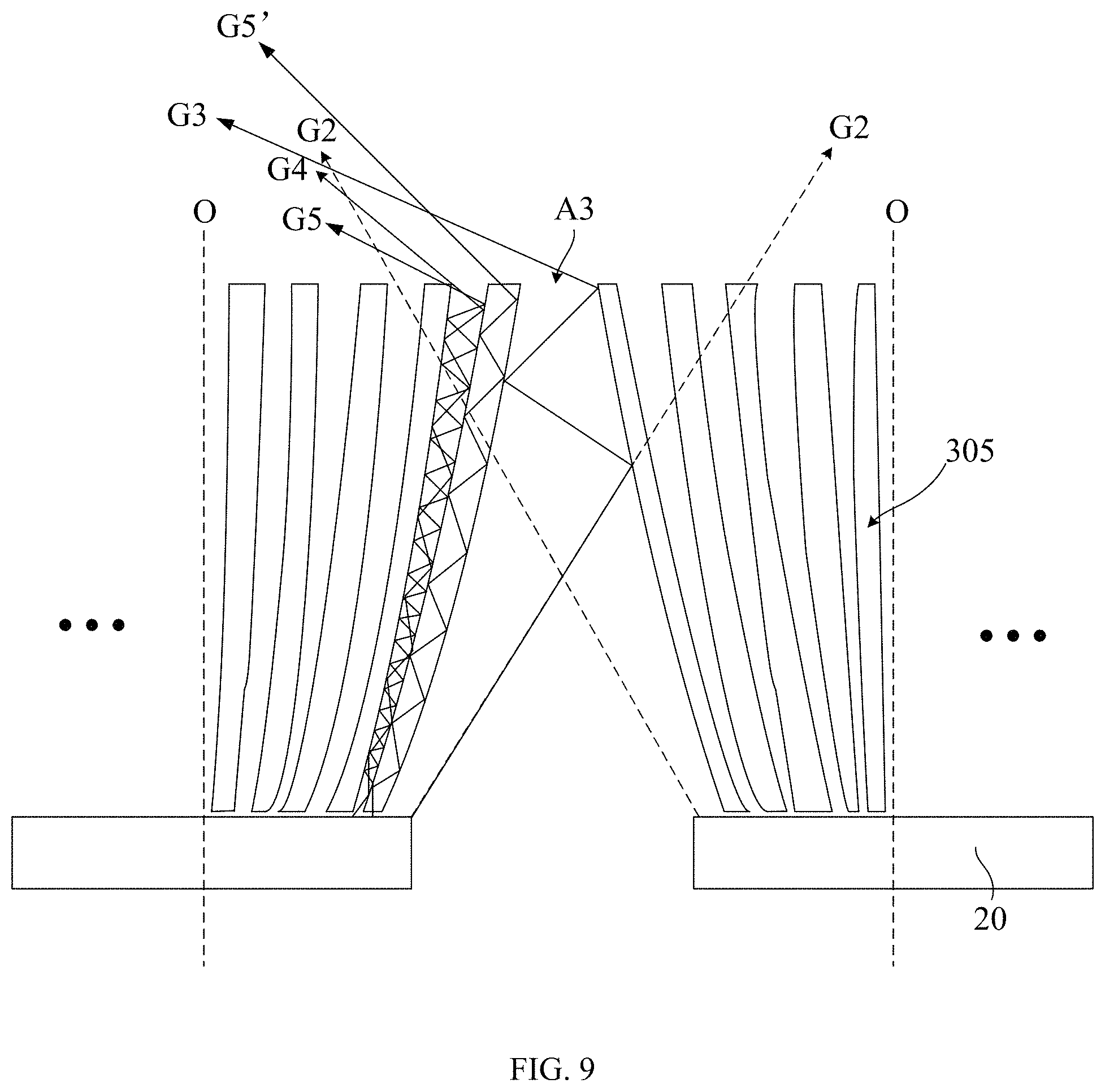 Patent US11774662 Figure 5 – Light guiding structure, light source module and display module