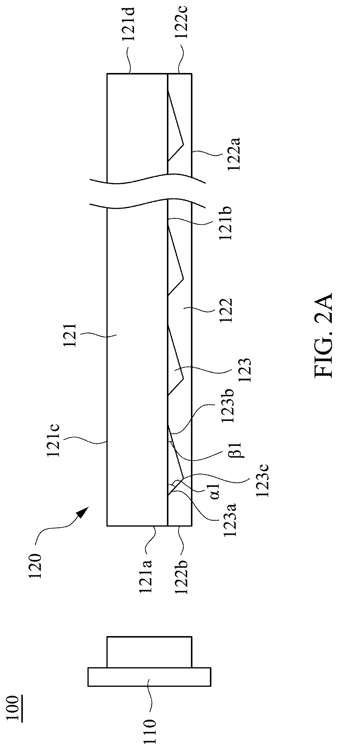 Patent US11774663 Figure 2 – Light guide plate, backlight module, and display device