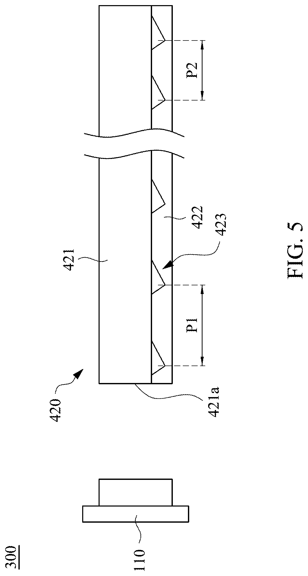 Patent US11774663 Figure 7 – Light guide plate, backlight module, and display device