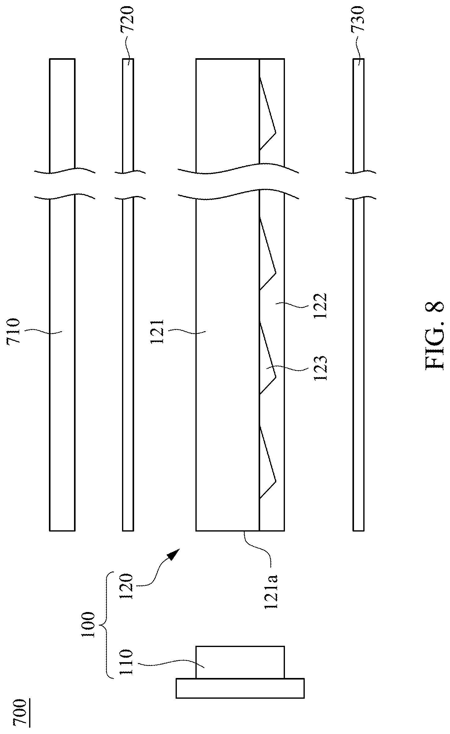 Patent US11774663 Figure 10 – Light guide plate, backlight module, and display device