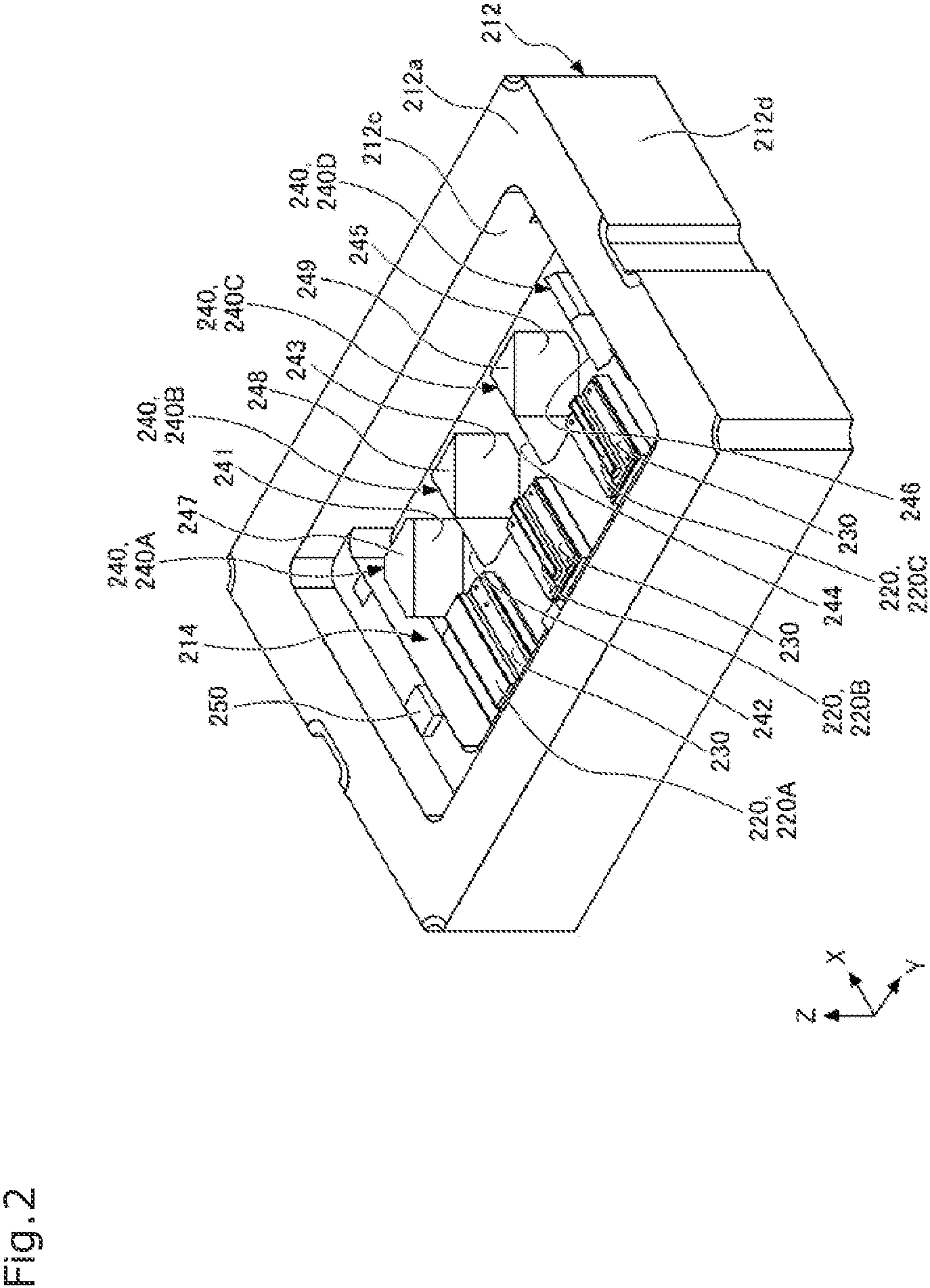 Patent US11774666 Figure 2 – Light-emitting device and light-emitting module