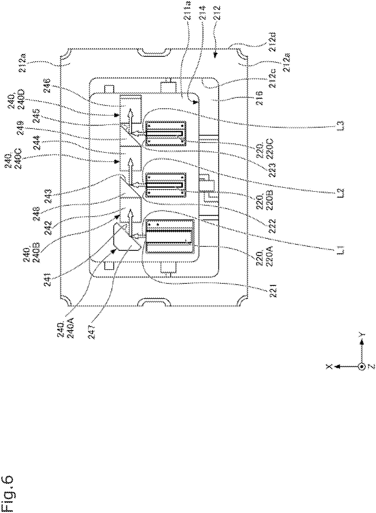 Patent US11774666 Figure 6 – Light-emitting device and light-emitting module