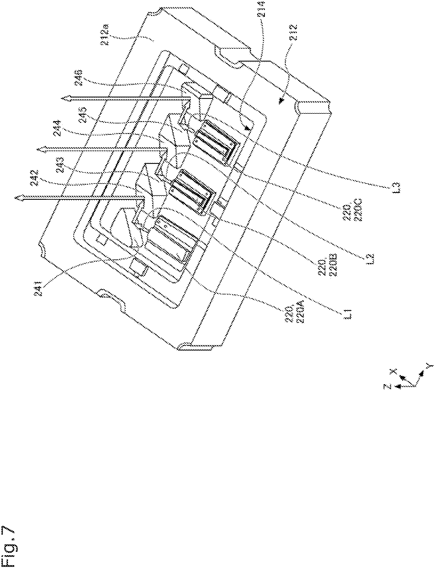 Patent US11774666 Figure 7 – Light-emitting device and light-emitting module