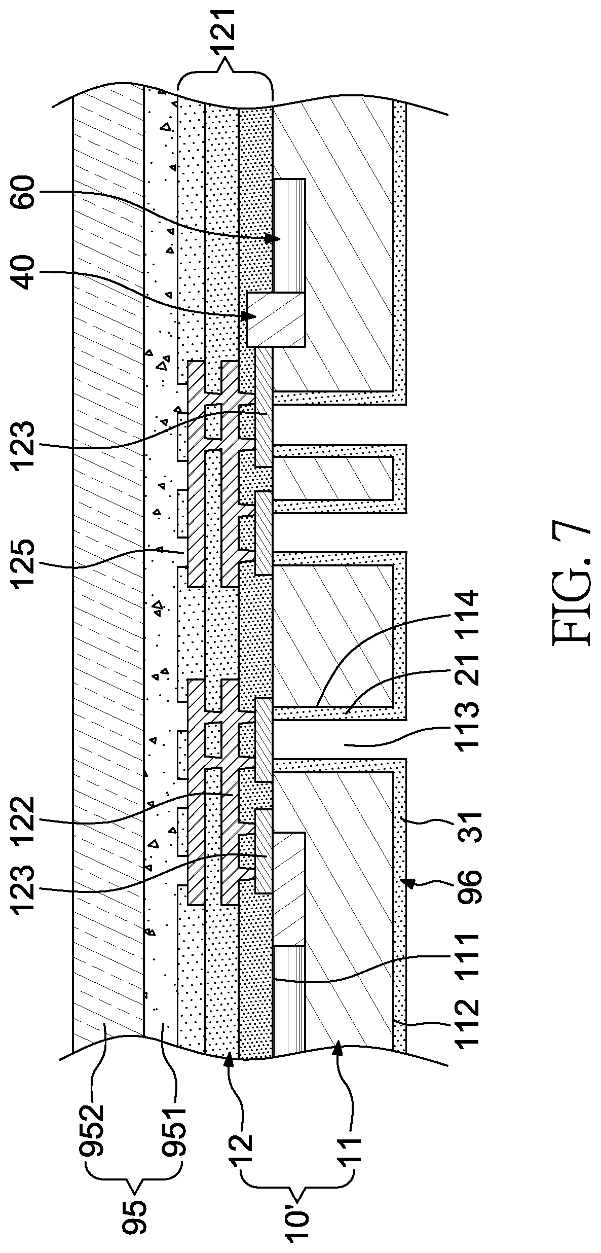 Patent US11774673 Figure 7 – Optical communication package structure and method for manufacturing the same