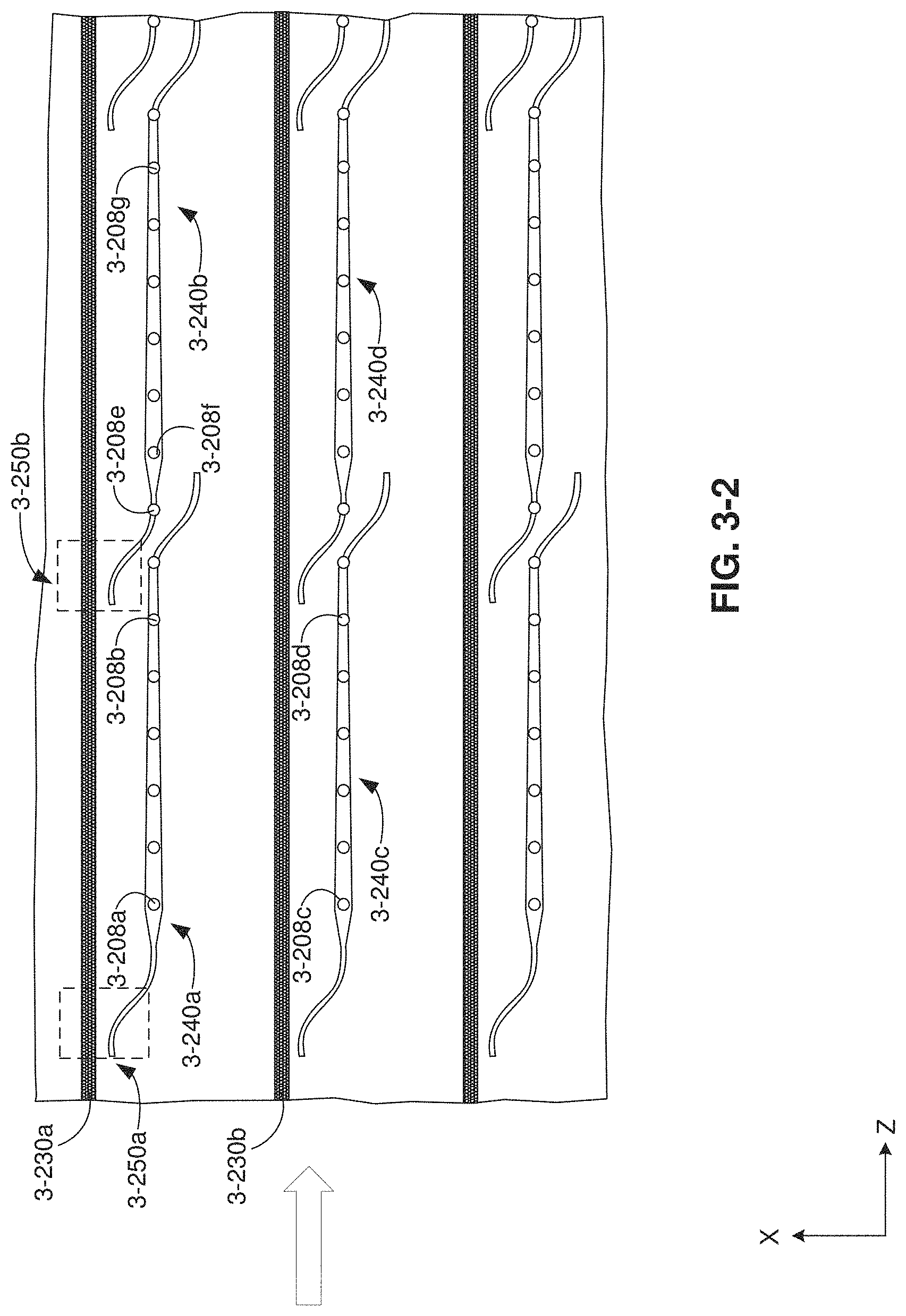 Patent US11774674 Figure 8 – Optical waveguides and couplers for delivering light to an array of photonic elements