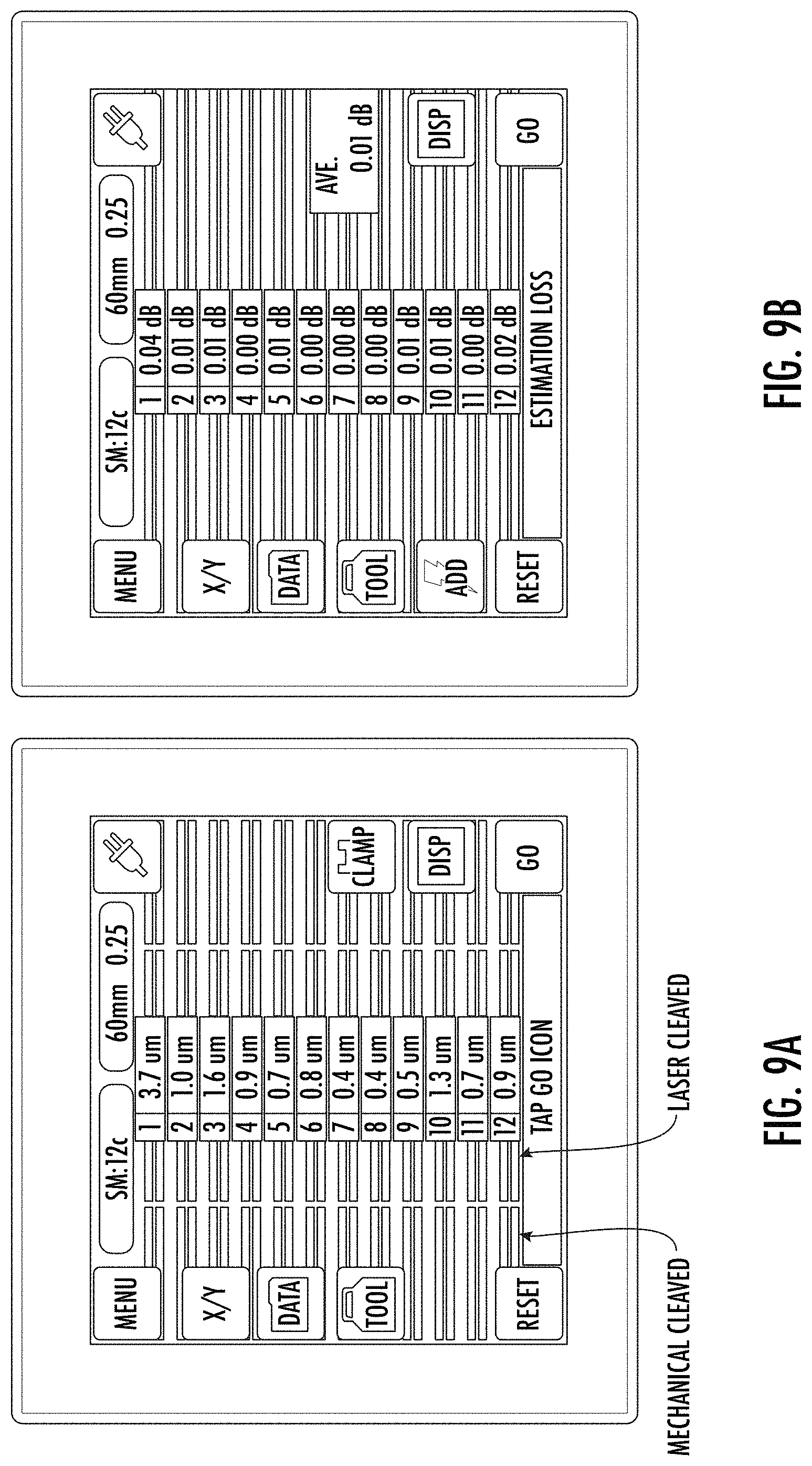 Patent US11774676 Figure 11 – Laser-cleaving of an optical fiber array with controlled cleaving angle