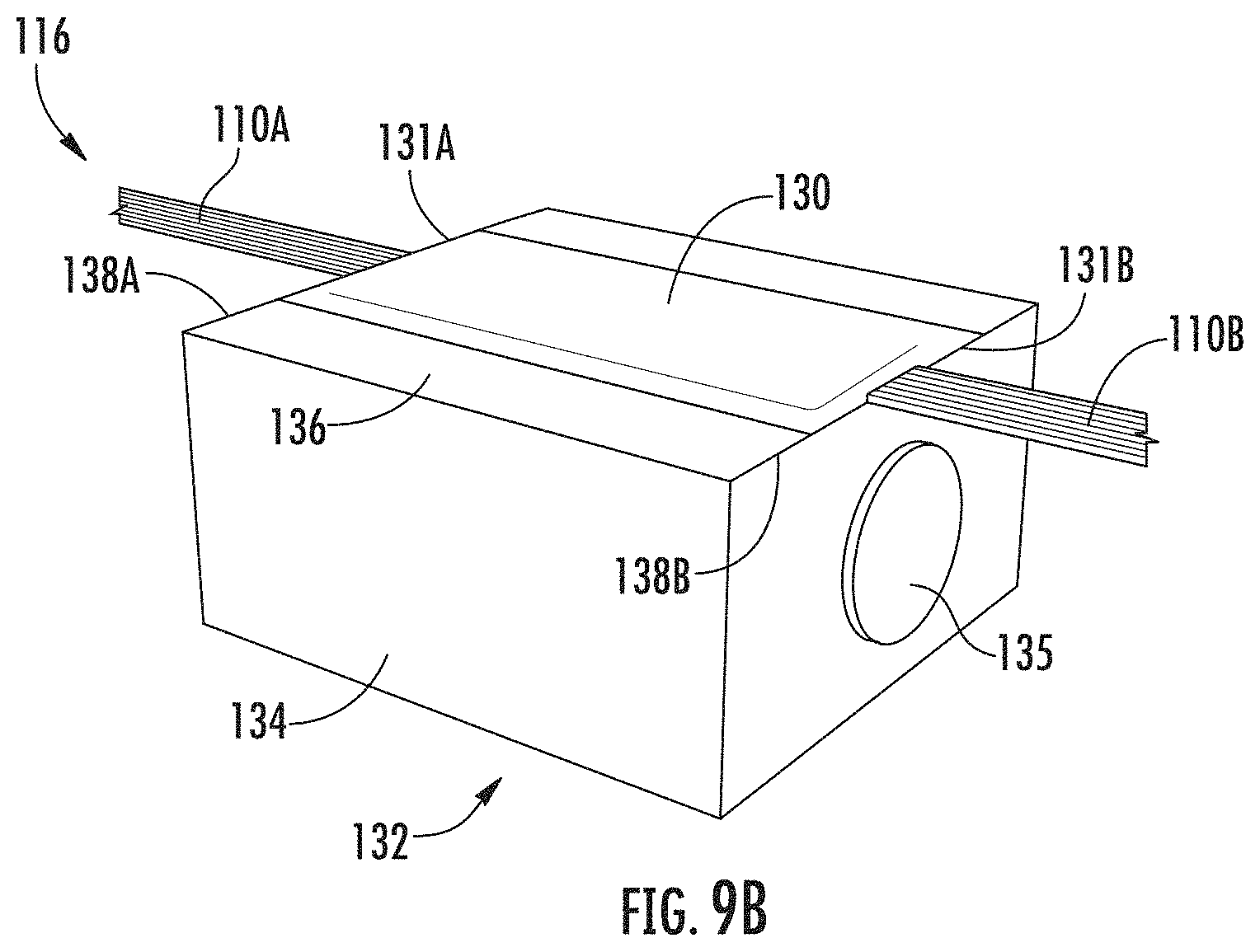 Patent US11774677 Figure 8 – Fiber optic cable assembly with overlapping bundled strength members, and fabrication method and apparatus
