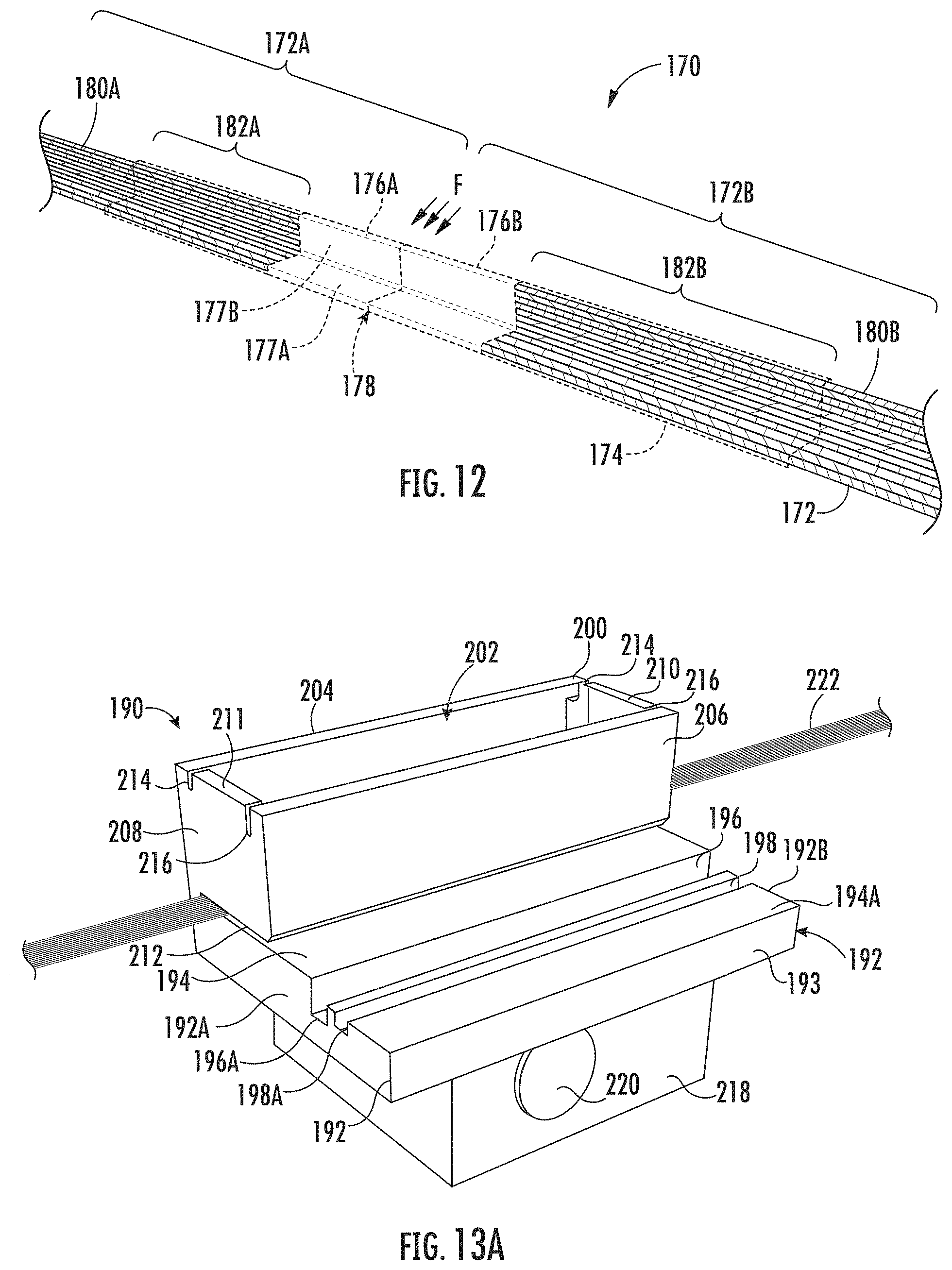 Patent US11774677 Figure 11 – Fiber optic cable assembly with overlapping bundled strength members, and fabrication method and apparatus