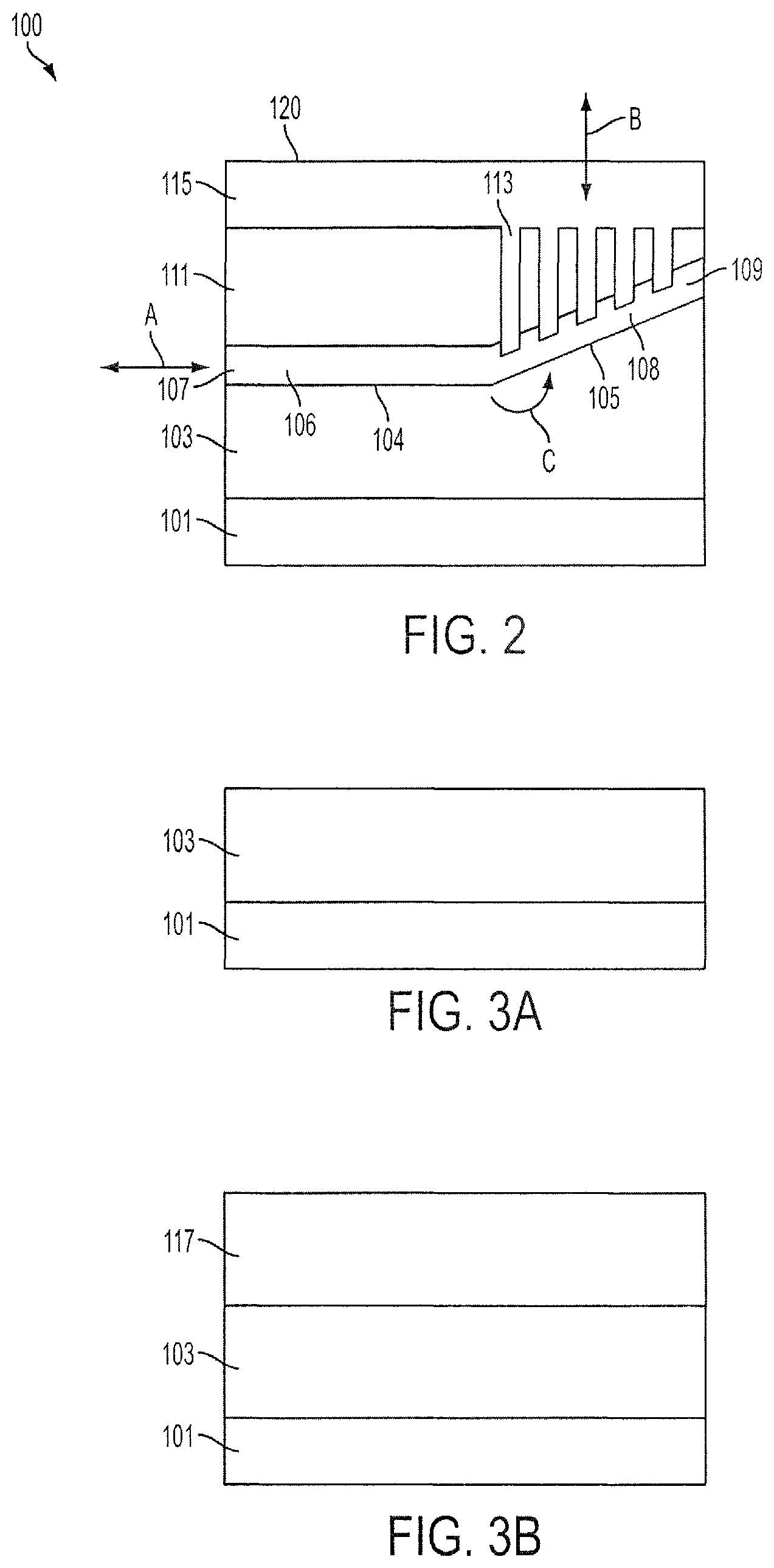 Patent US11774680 Figure 2 – Photonics grating coupler and method of manufacture