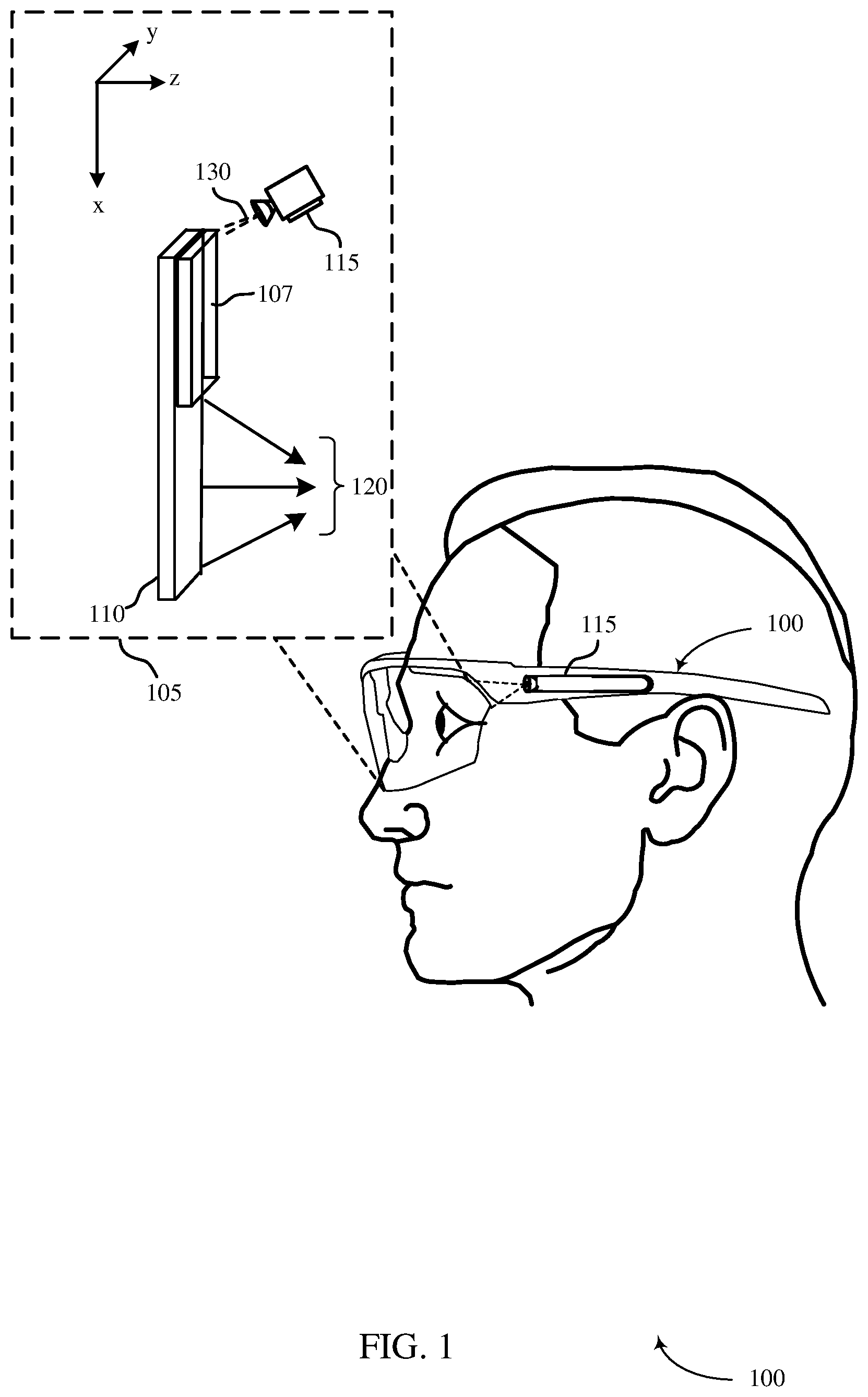 Patent US11774681 Figure 1 – Ducted pupil expansion