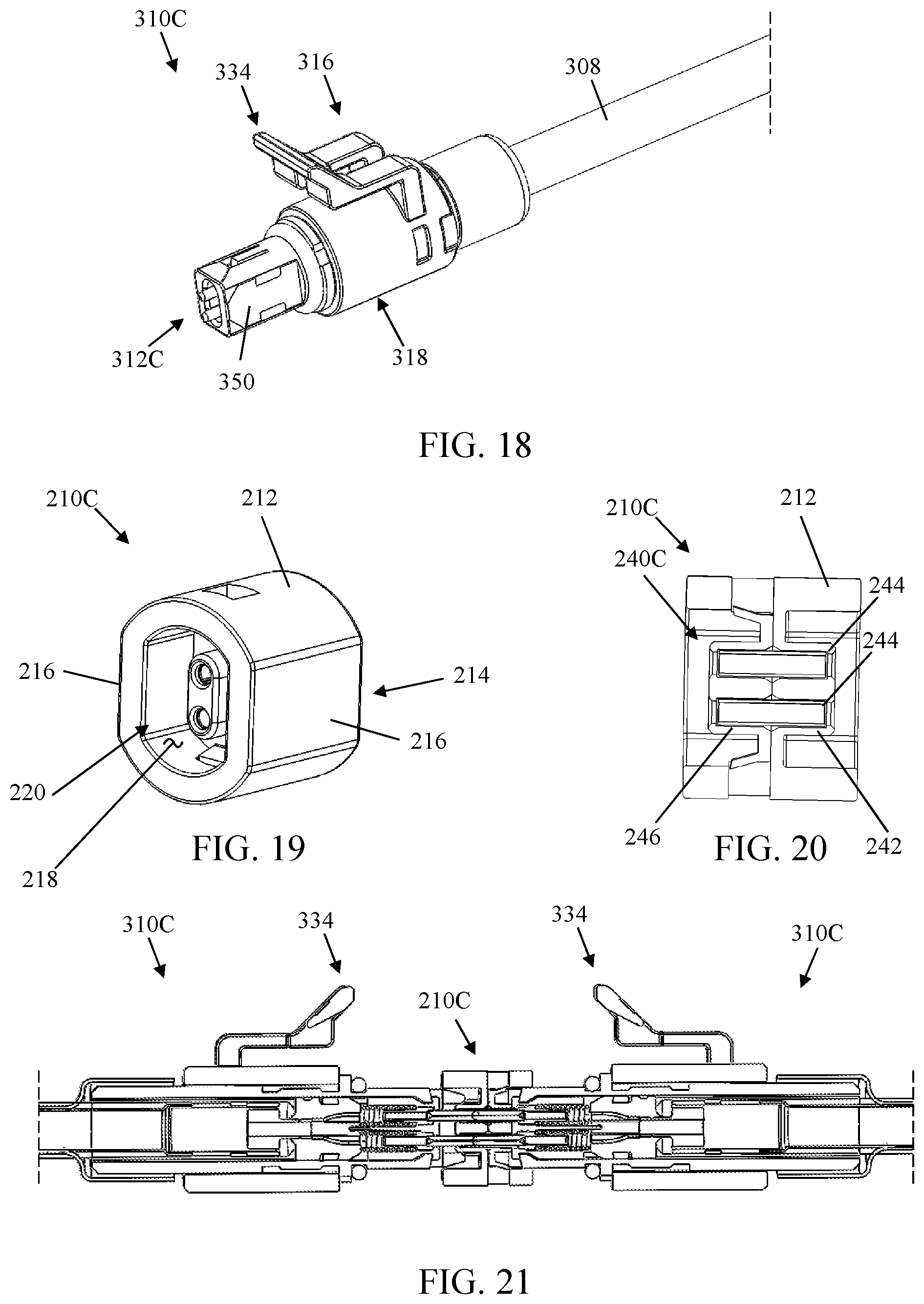 Patent US11774682 Figure 10 – Multiport assembly and associated components
