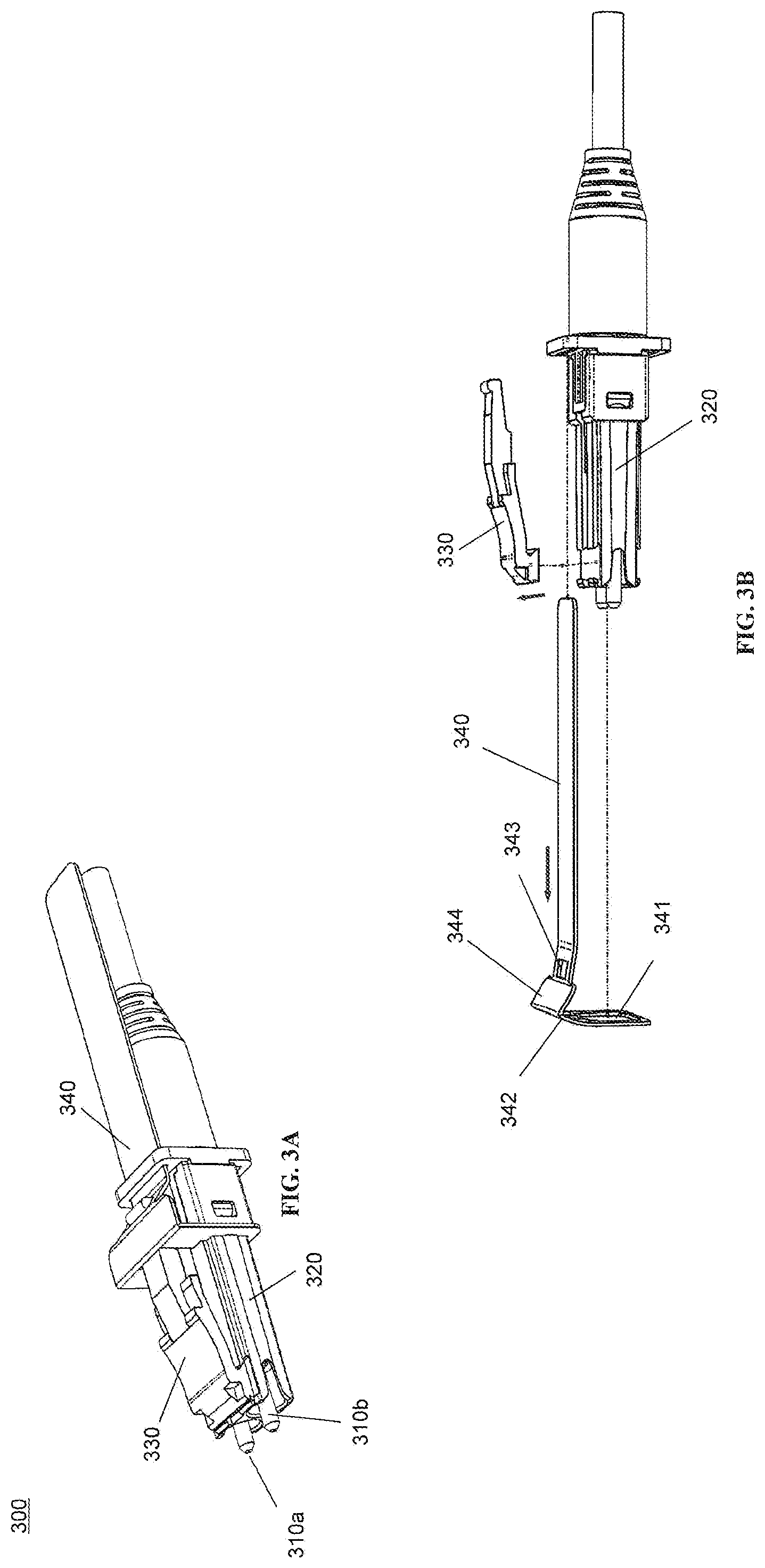 Patent US11774685 Figure 3 – Adapter for optical connectors