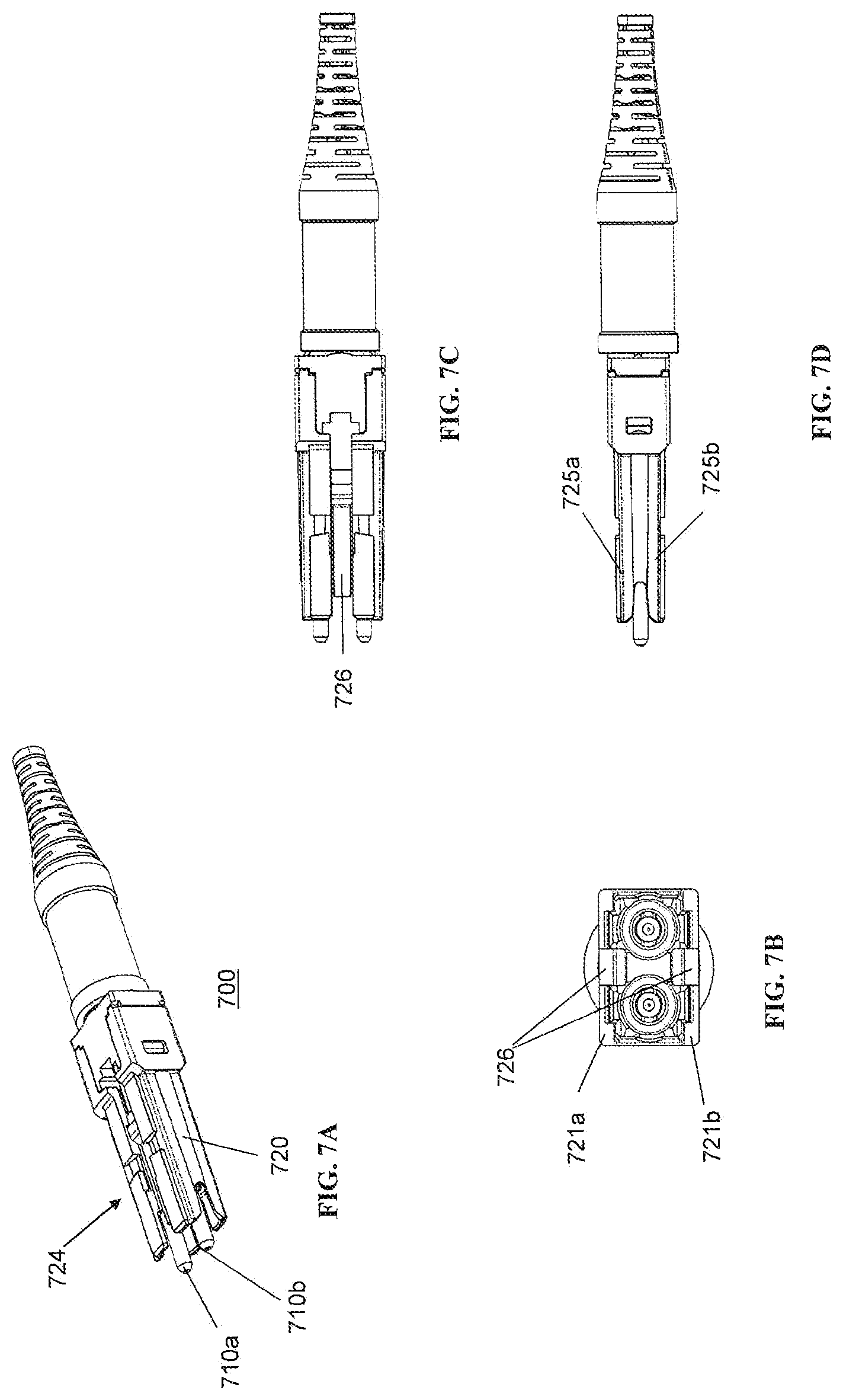 Patent US11774685 Figure 7 – Adapter for optical connectors