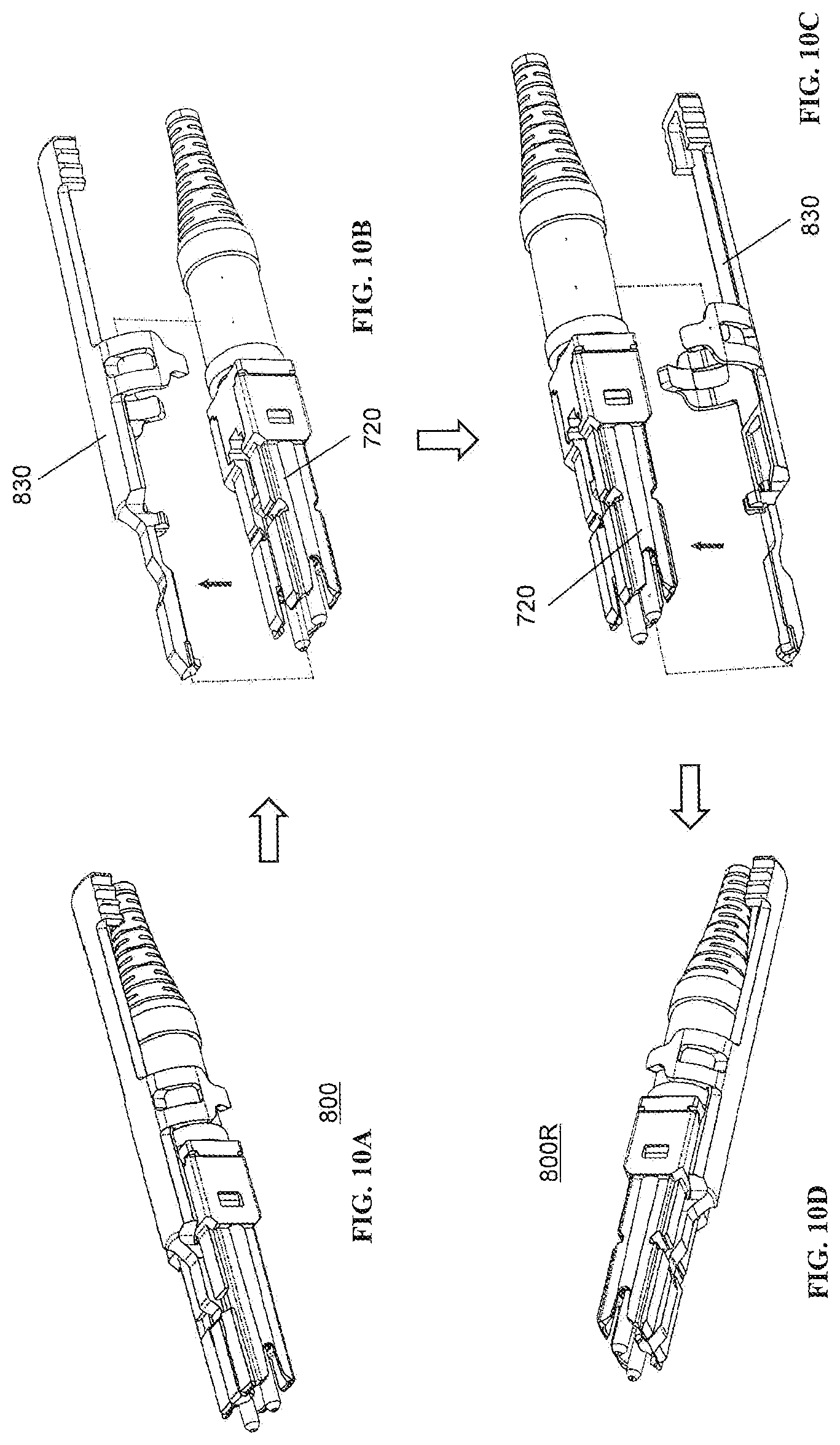 Patent US11774685 Figure 10 – Adapter for optical connectors