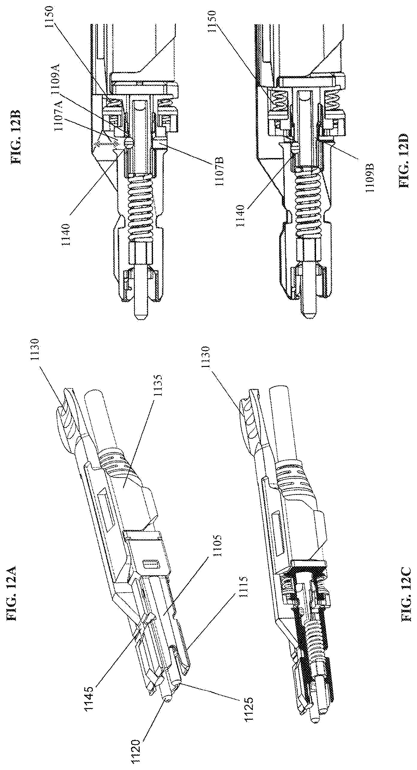 Patent US11774685 Figure 12 – Adapter for optical connectors