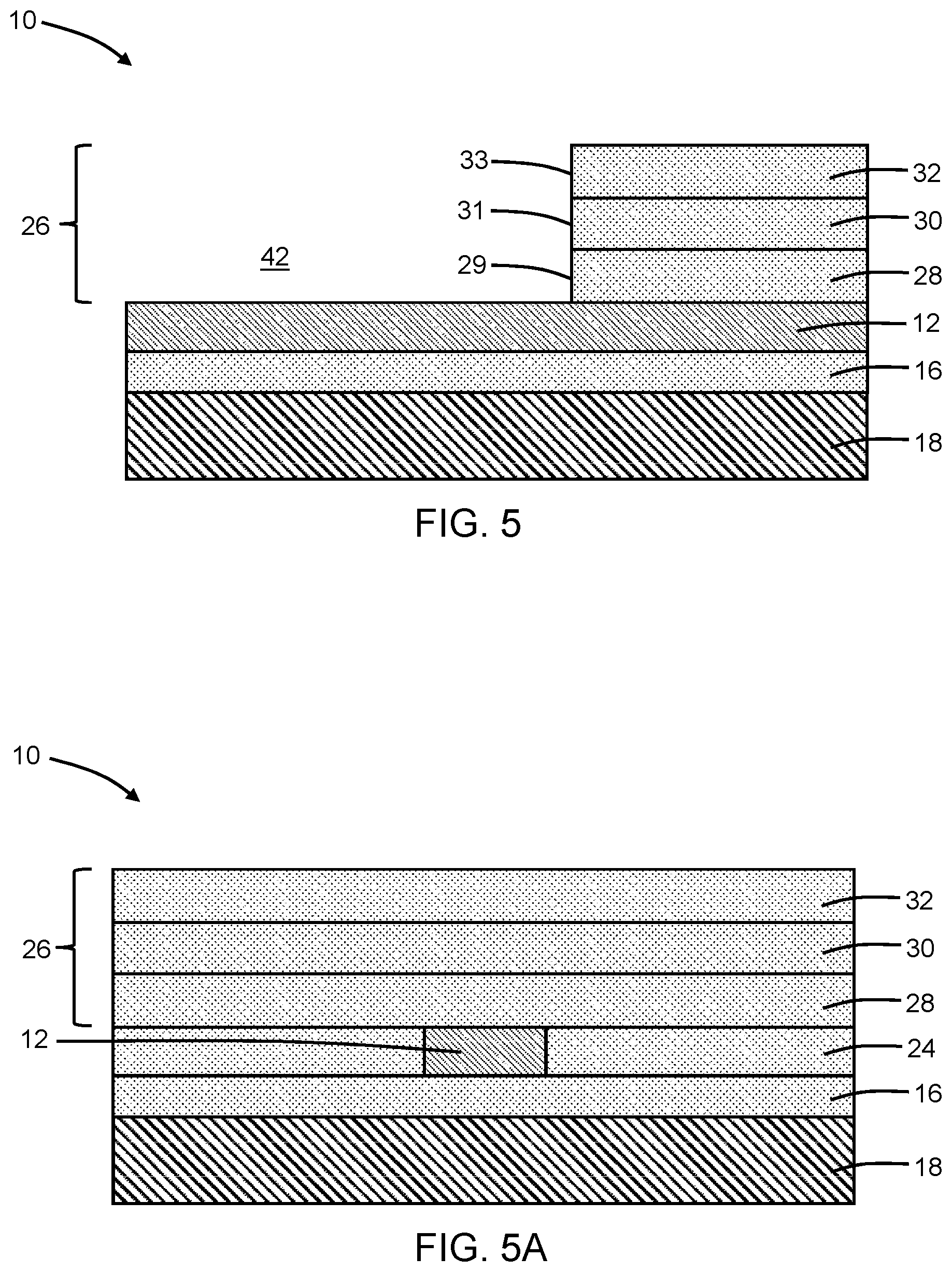 Patent US11774686 Figure 5 – Edge couplers including a rounded region adjacent to an opening in the interconnect structure