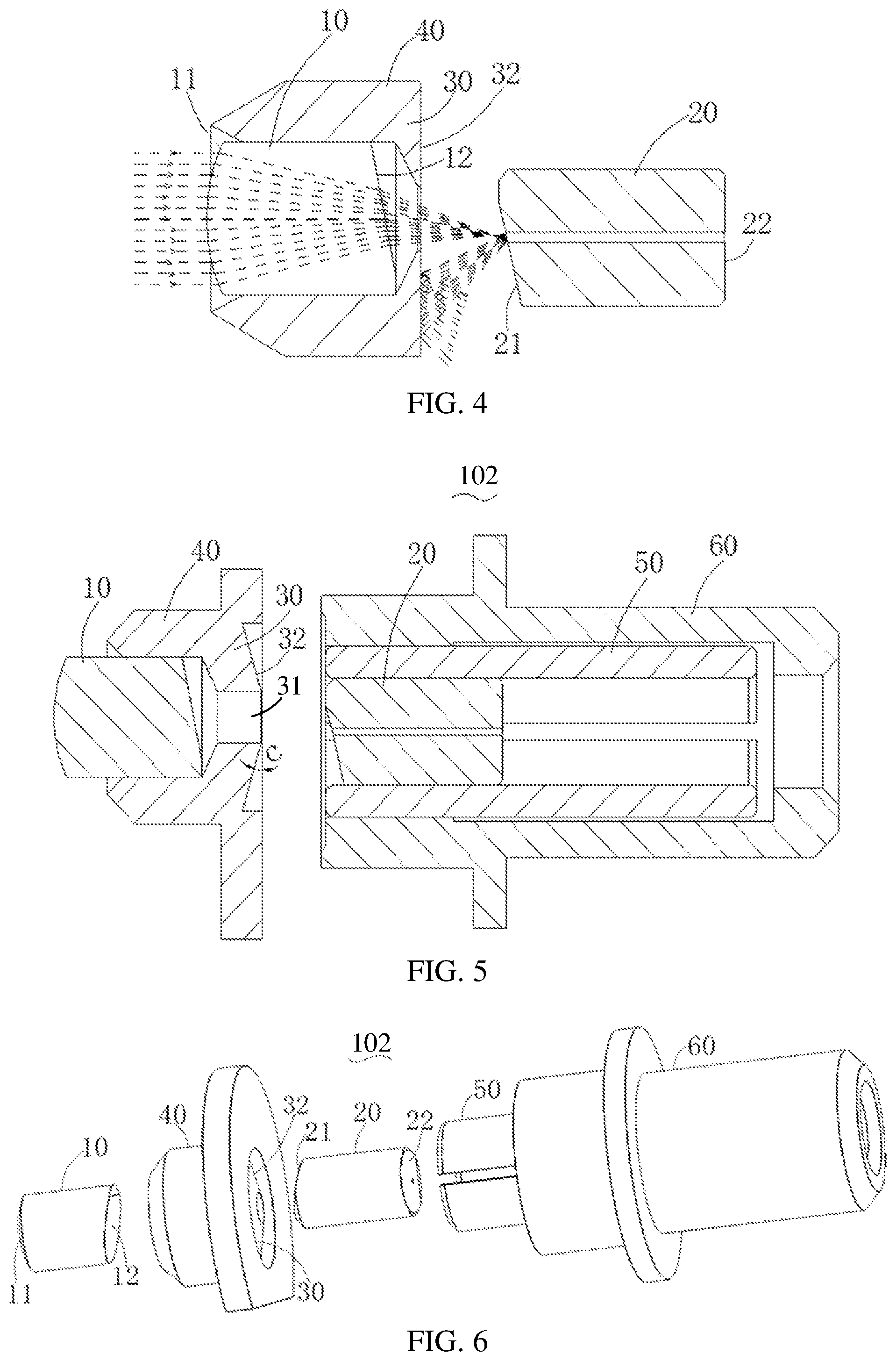 Patent US11774687 Figure 2 – Optical interface assembly and optical module