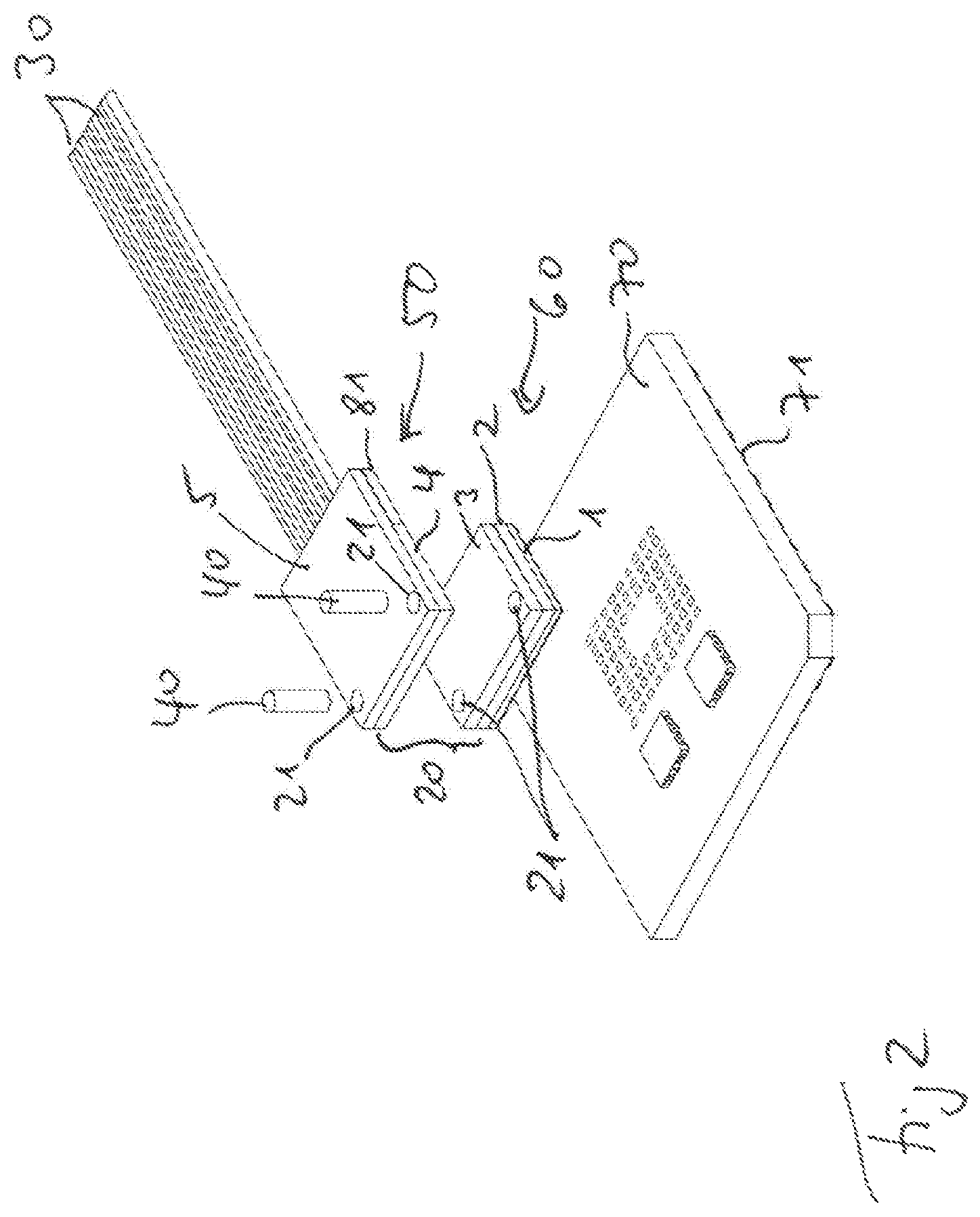 Patent US11774688 Figure 2 – Photonic component and method for production thereof