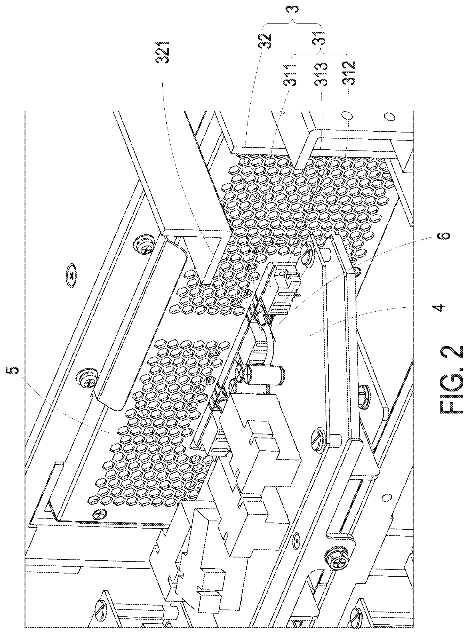 Patent US11774690 Figure 2 – Connector having optical fiber connection mechanism and connector assembly thereof