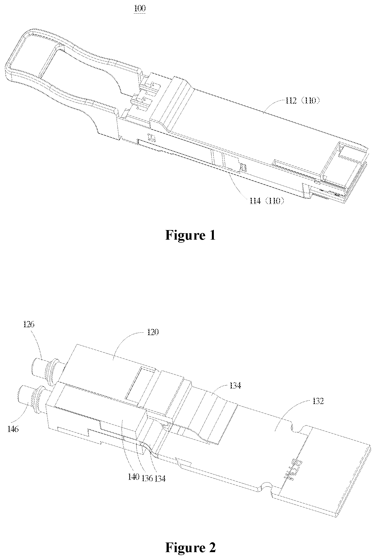 Patent US11774692 — Optical module — Figure 1