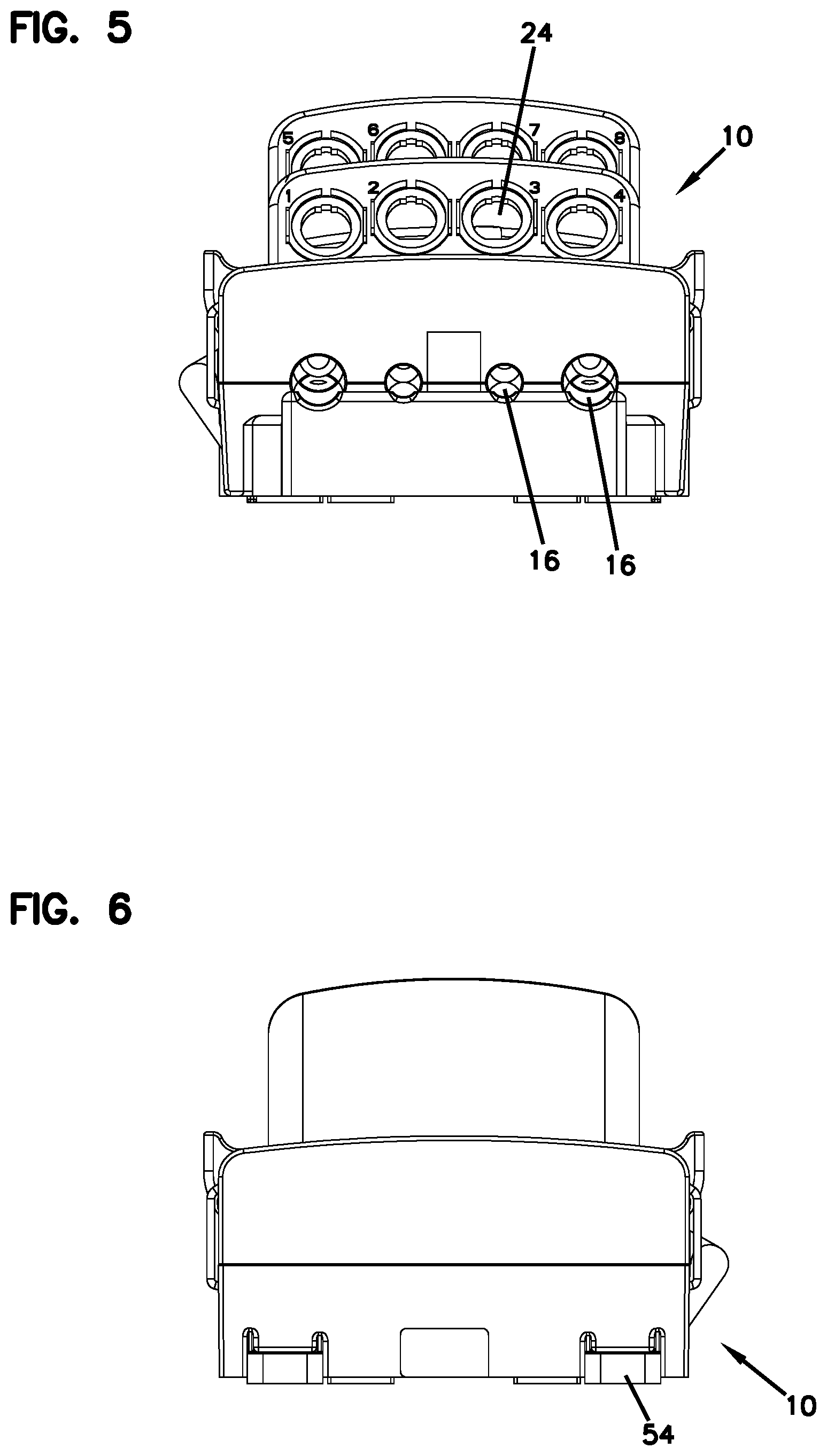 Patent US11774696 Figure 4 – Splitter module and enclosure for use therein