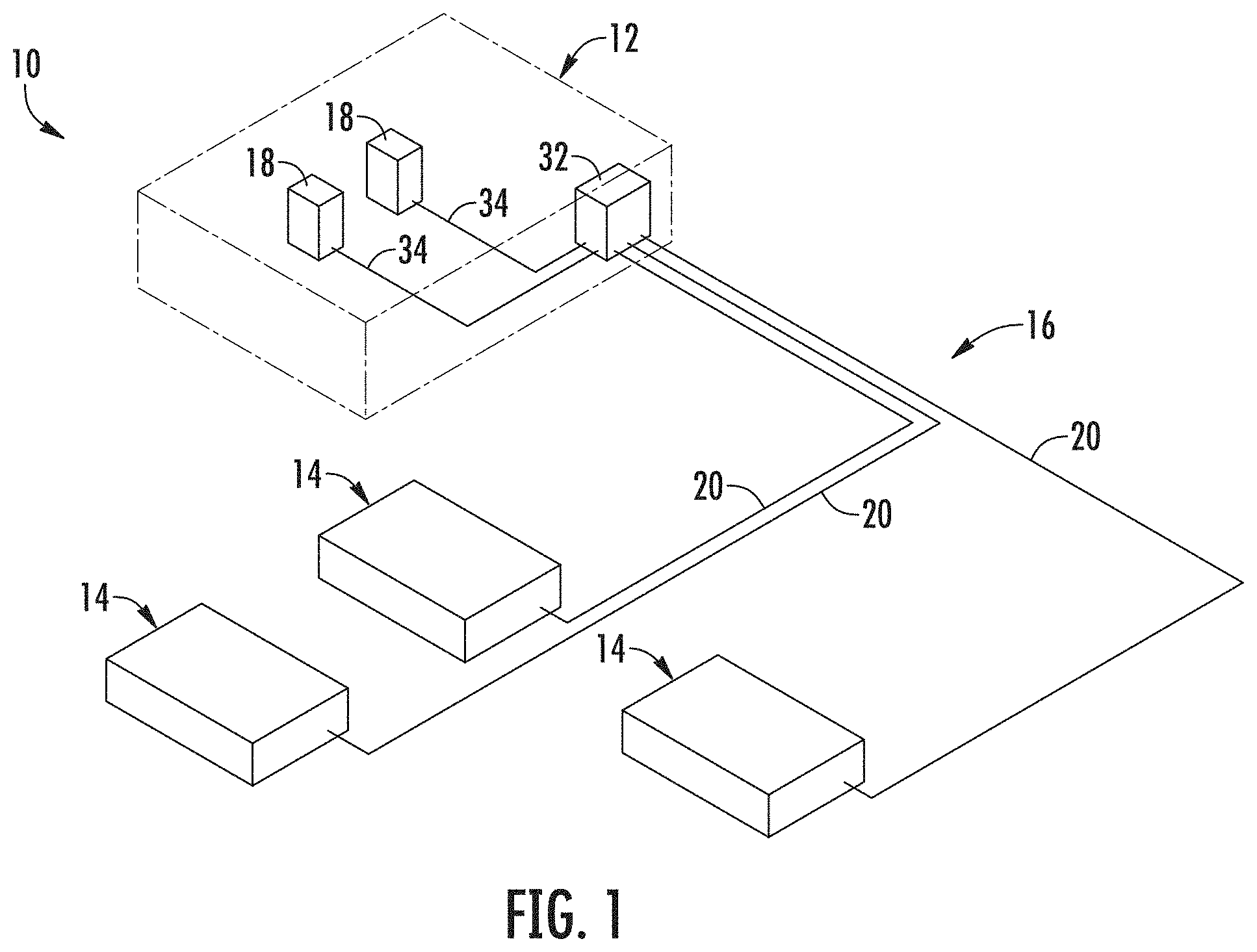 Patent US11774697 Figure 1 – Fiber optic cable assembly with pulling grip assembly and related methods