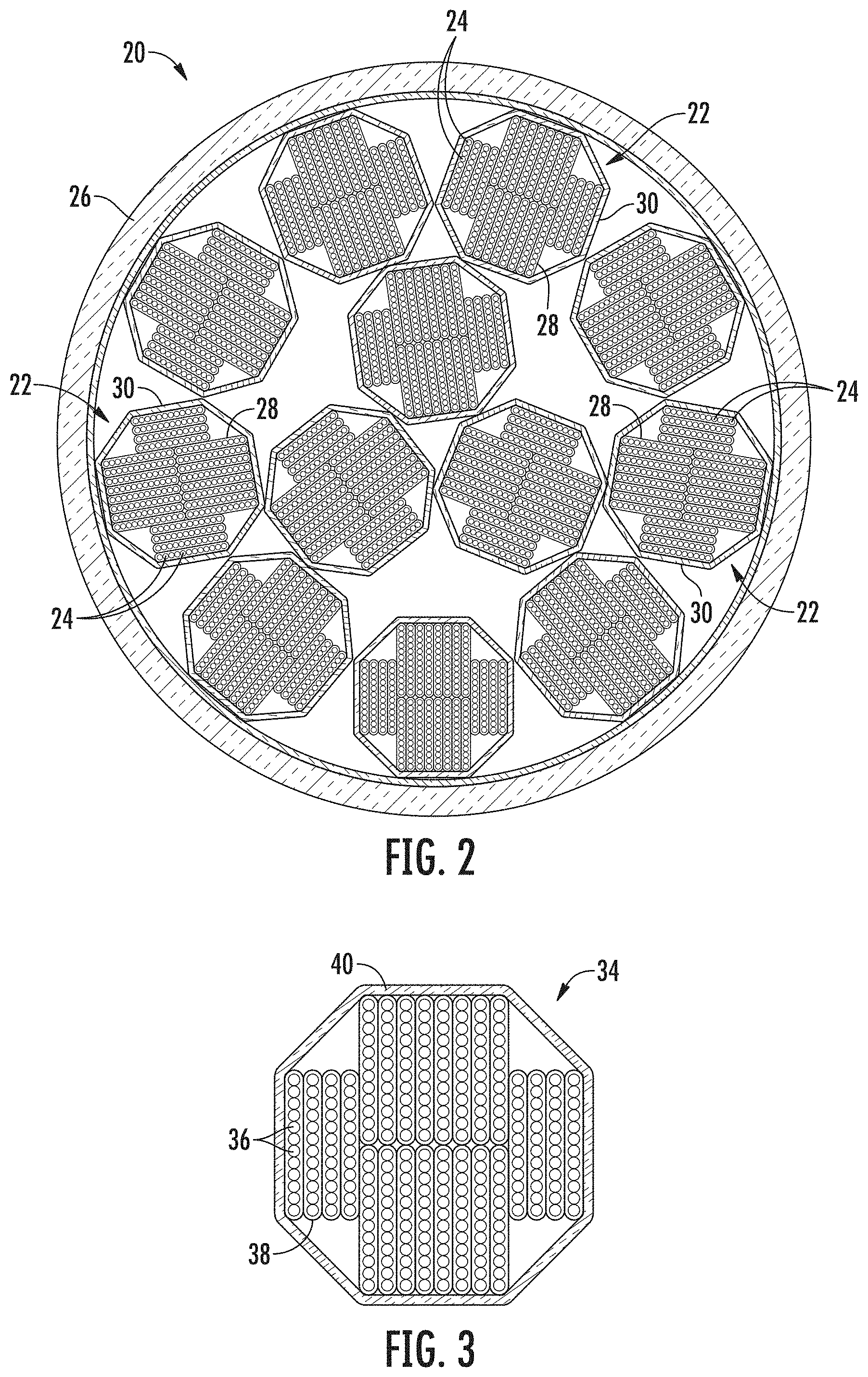 Patent US11774697 Figure 2 – Fiber optic cable assembly with pulling grip assembly and related methods