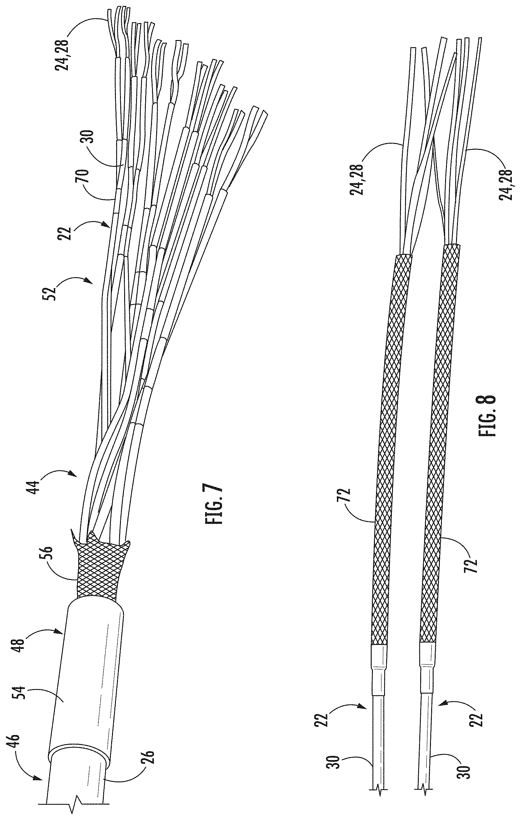 Patent US11774697 Figure 5 – Fiber optic cable assembly with pulling grip assembly and related methods