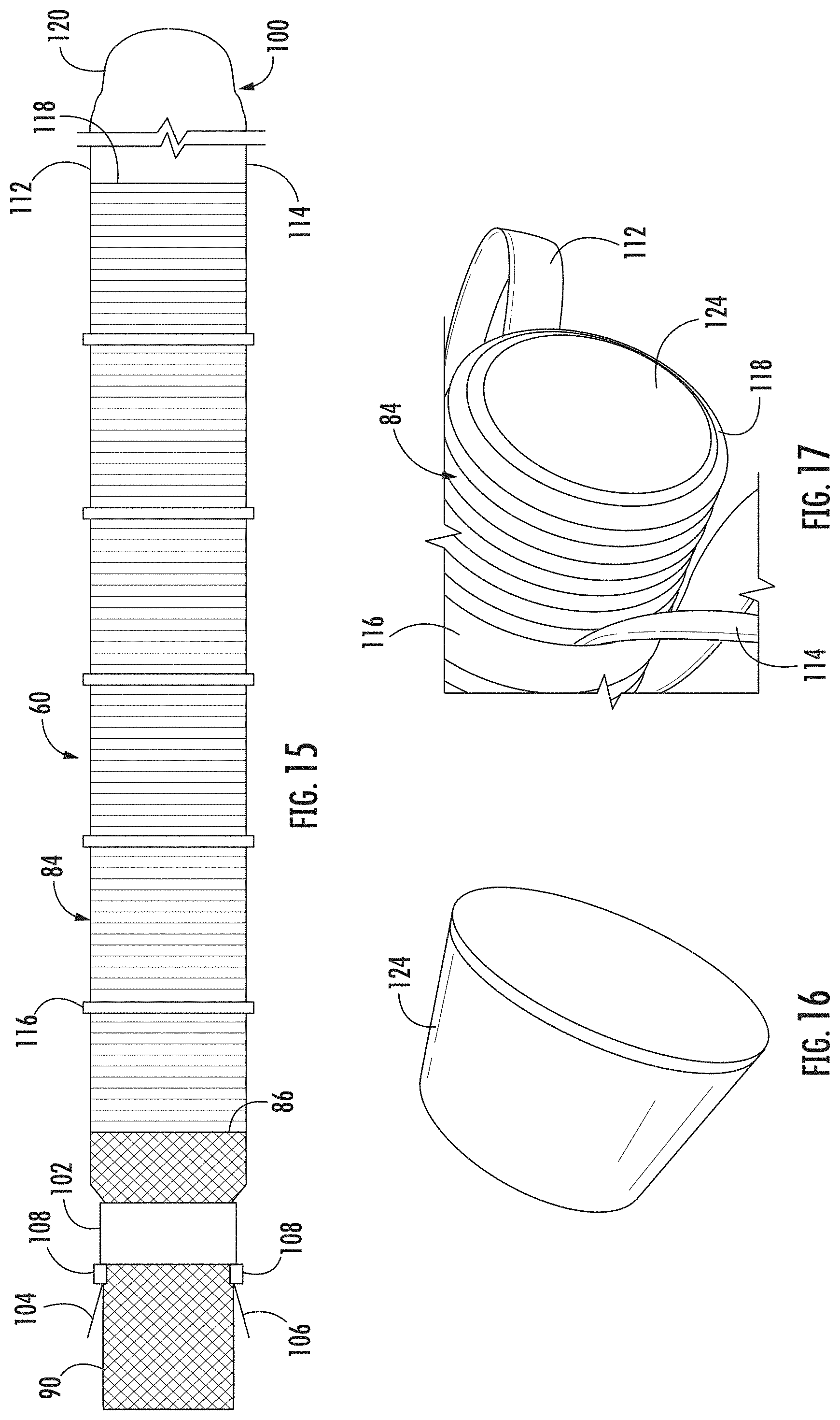 Patent US11774697 Figure 8 – Fiber optic cable assembly with pulling grip assembly and related methods