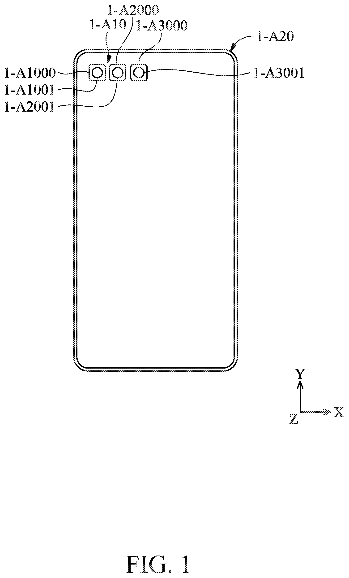Patent US11774699 Figure 1 – Optical system