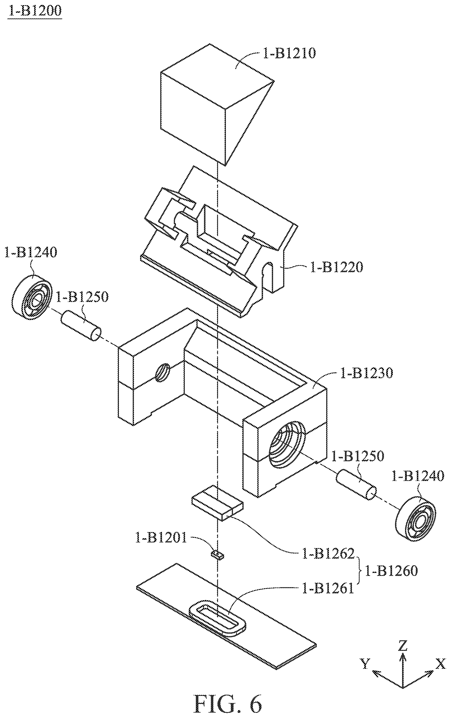 Patent US11774699 Figure 6 – Optical system