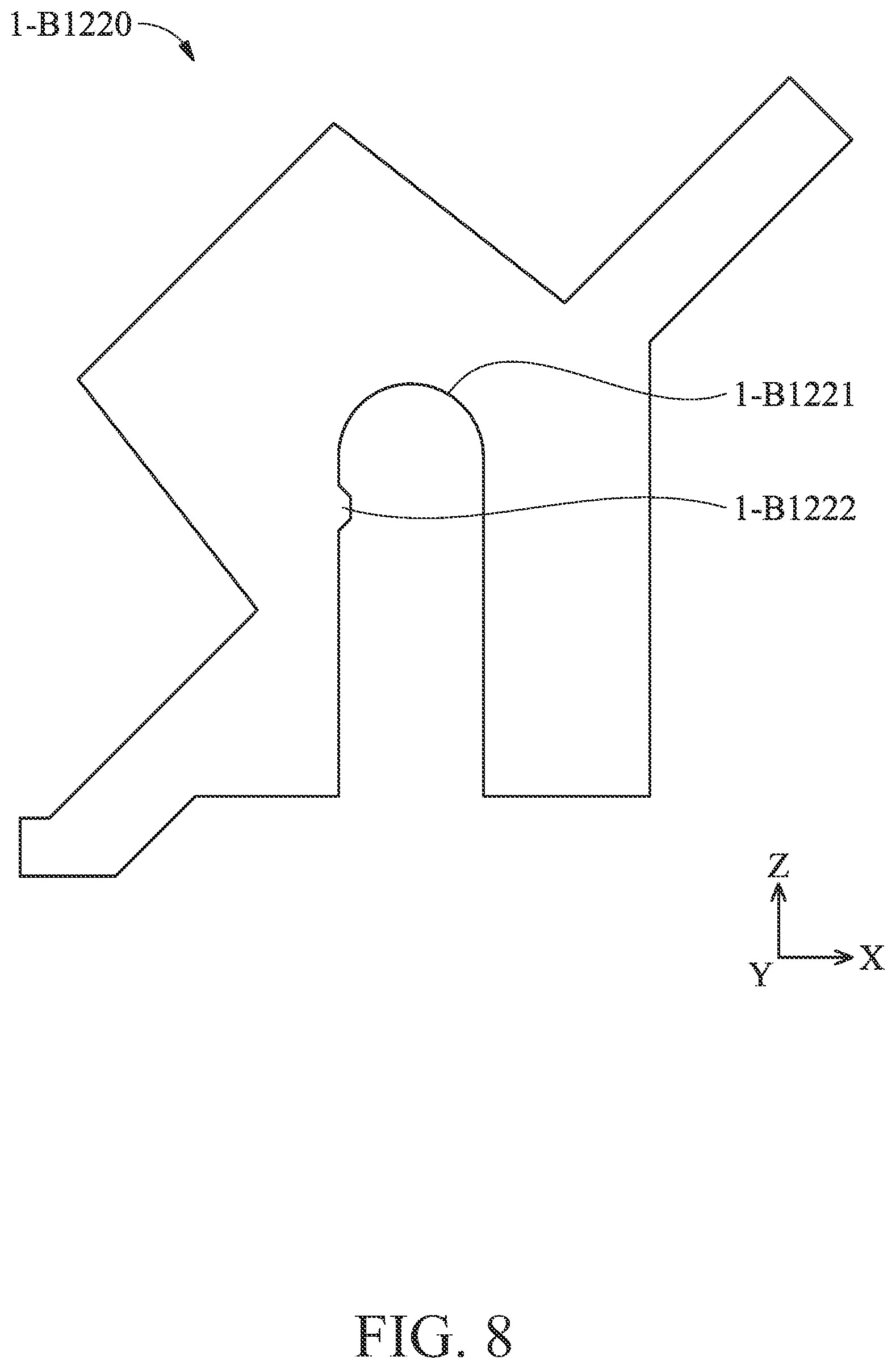 Patent US11774699 Figure 8 – Optical system